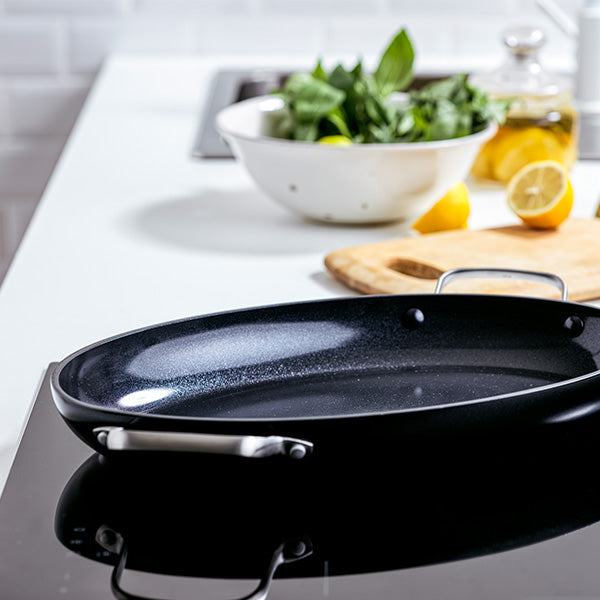 vispan zwart aluminium