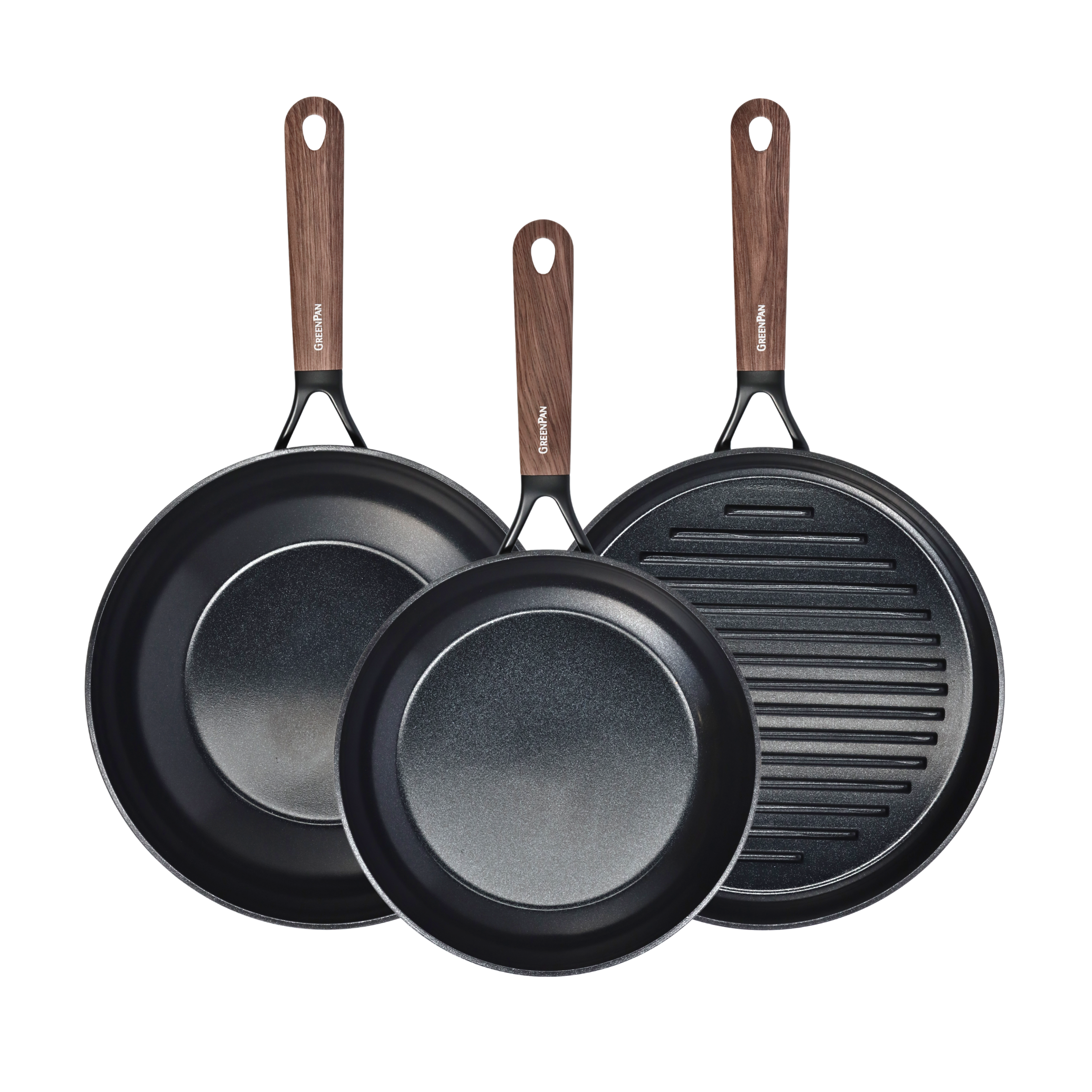 Ensemble 3 pièces Eco-Smartshape en bois foncé