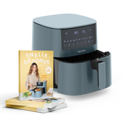 Lentedeal: XXL Air Fryer Smokey Blue + Sandra’s snelle en gezonde Air Fryer-recepten