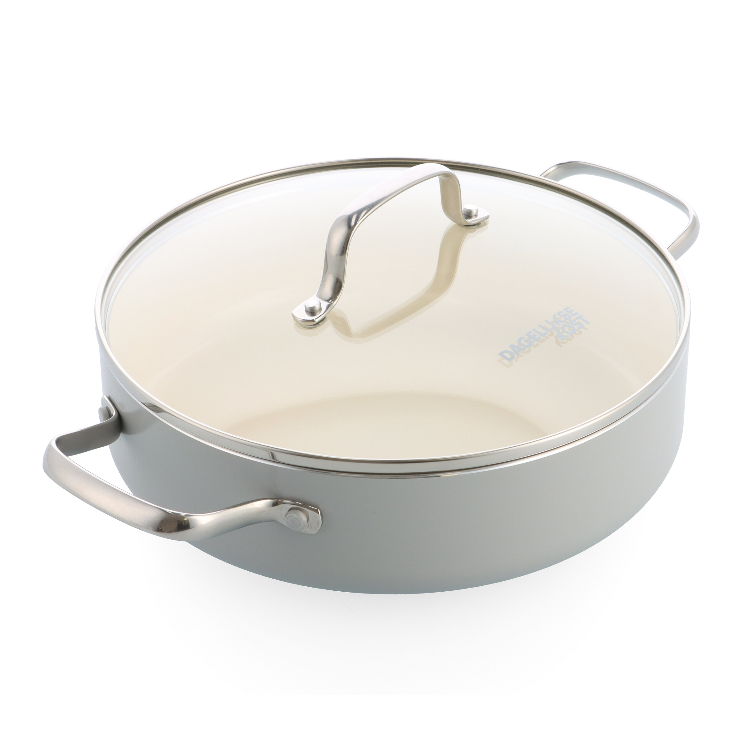 Dagelijkse kost stoofpan met deksel en stoominzet 26cm 3,6L