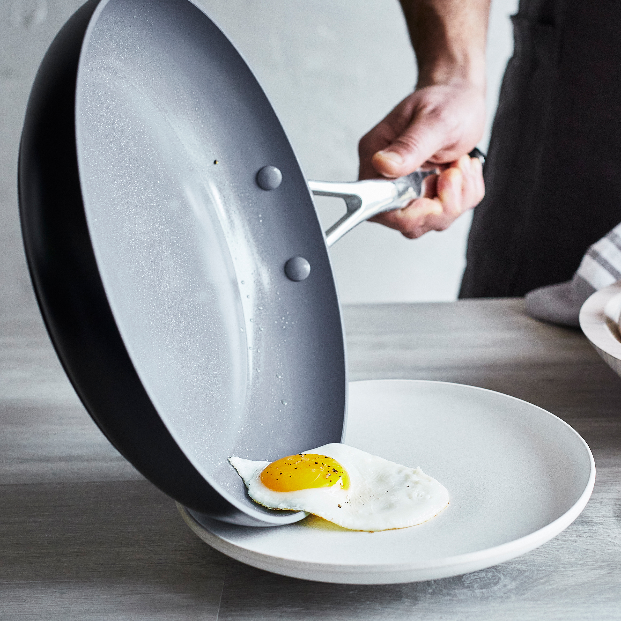 Greenpan Valencia Pro Braadpannen 30cm Keramisch inductie pfas-vri   vooraanzicht