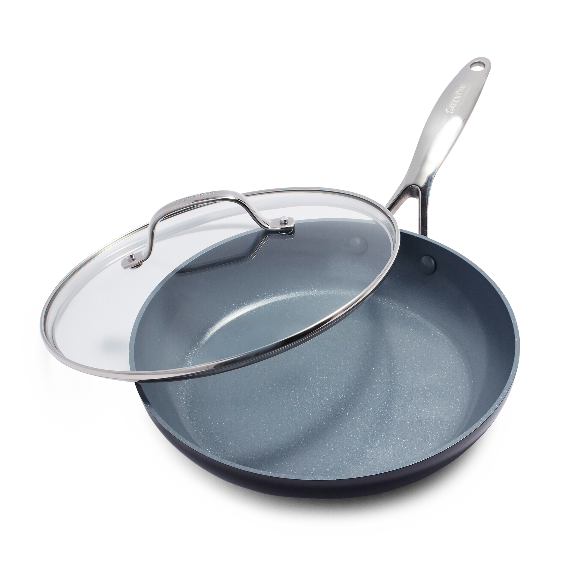 Greenpan Valencia Pro Braadpannen 30cm Keramisch inductie pfas-vri bovenkant