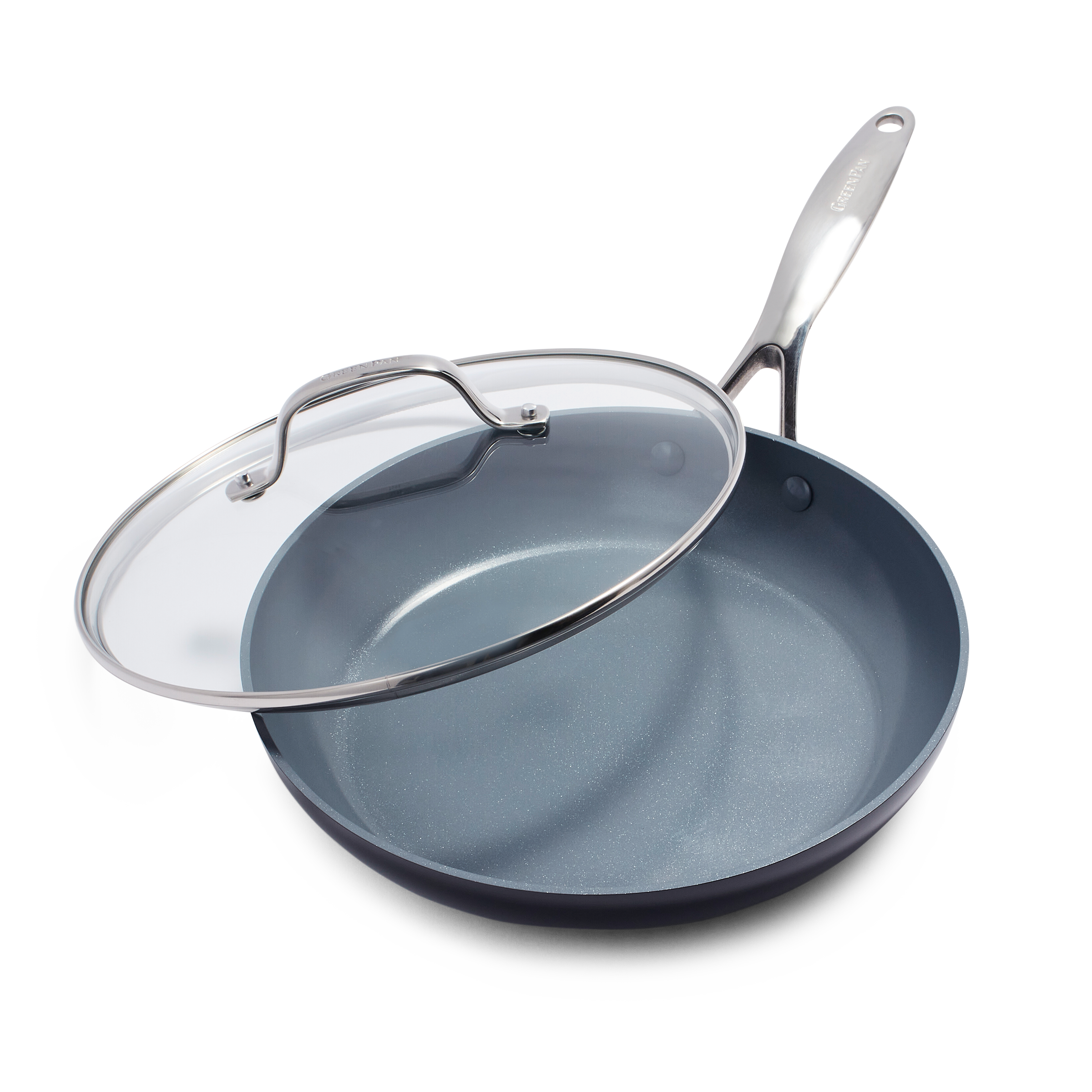 Greenpan Valencia Pro Braadpannen 30cm Keramisch inductie pfas-vri bovenkant