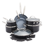 Greenpan Valencia Pro Braadpannen Koekenpannen Kootpotten 11-delige Keramisch inductie pfas-vri   vooraanzicht