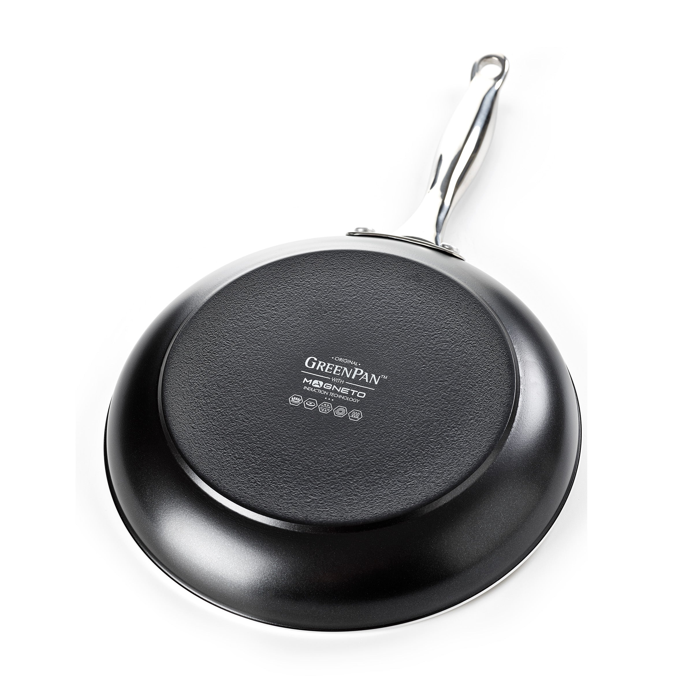 Greenpan Brussels Koekenpannen 28cm 2-delig Keramisch inductie pfas-vrij onderkant