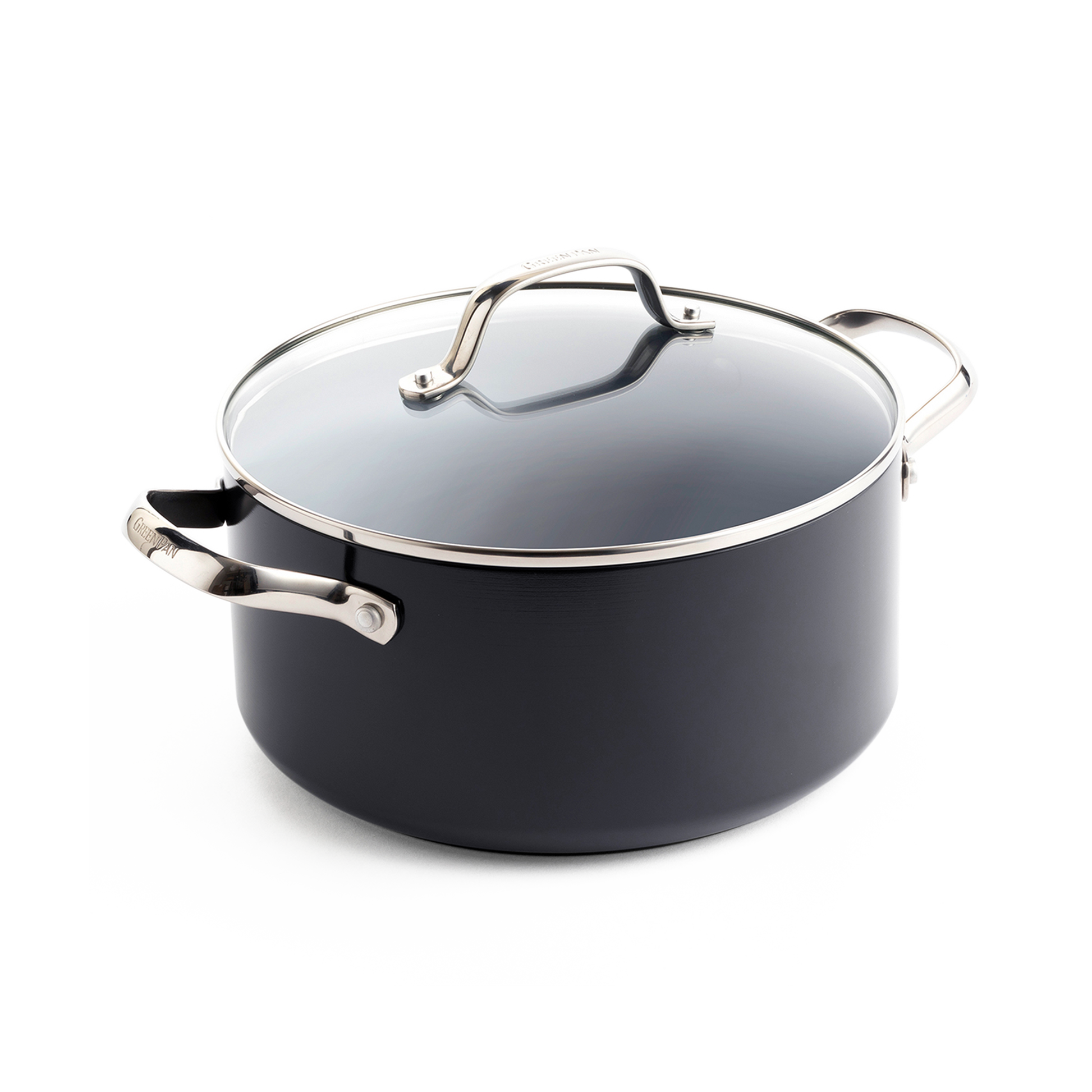 Greenpan Kookpotten Valencia Pro Soeppan  Keramisch inductie pfas-vri vooraanzicht