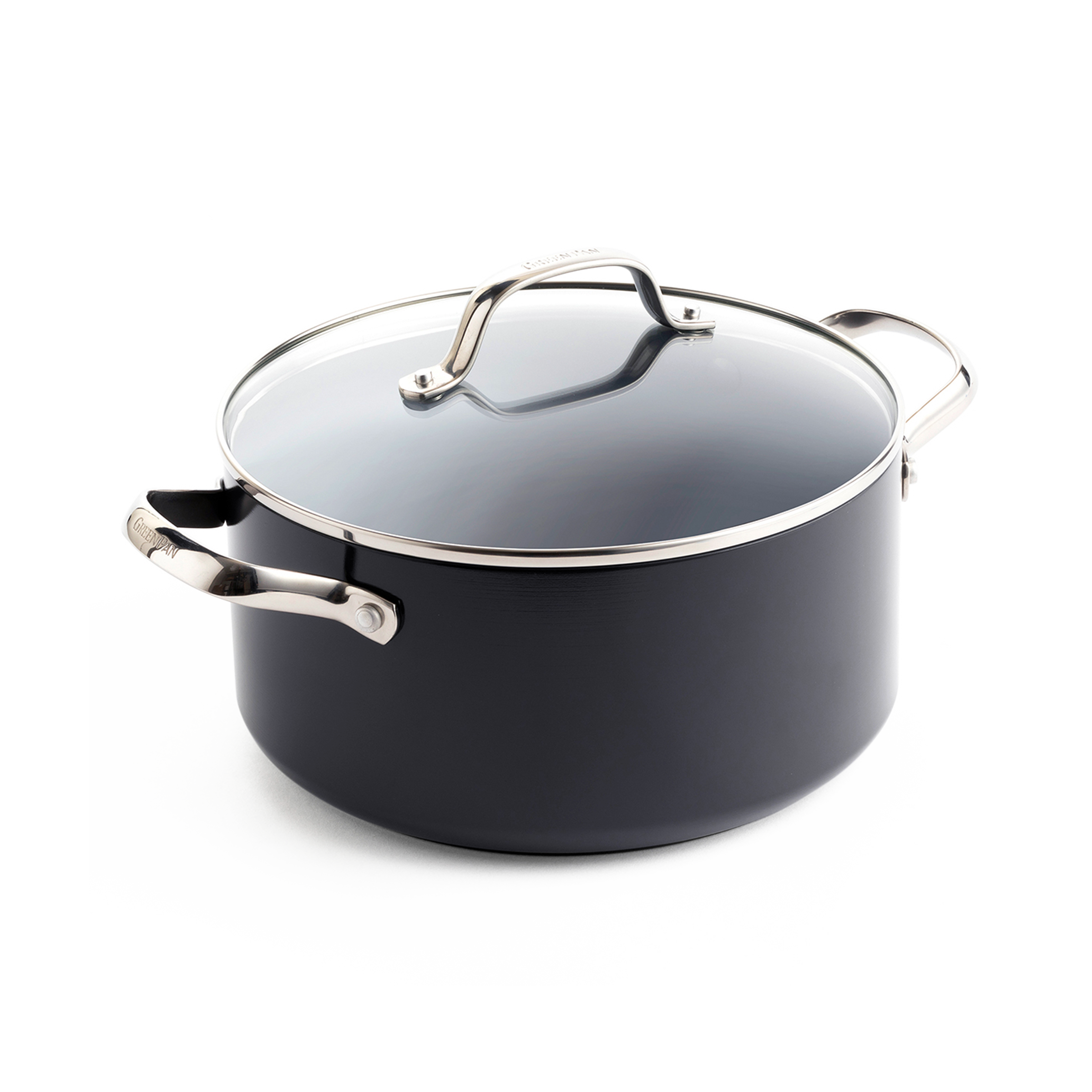 Greenpan Kookpotten Valencia Pro Soeppan  Keramisch inductie pfas-vri vooraanzicht