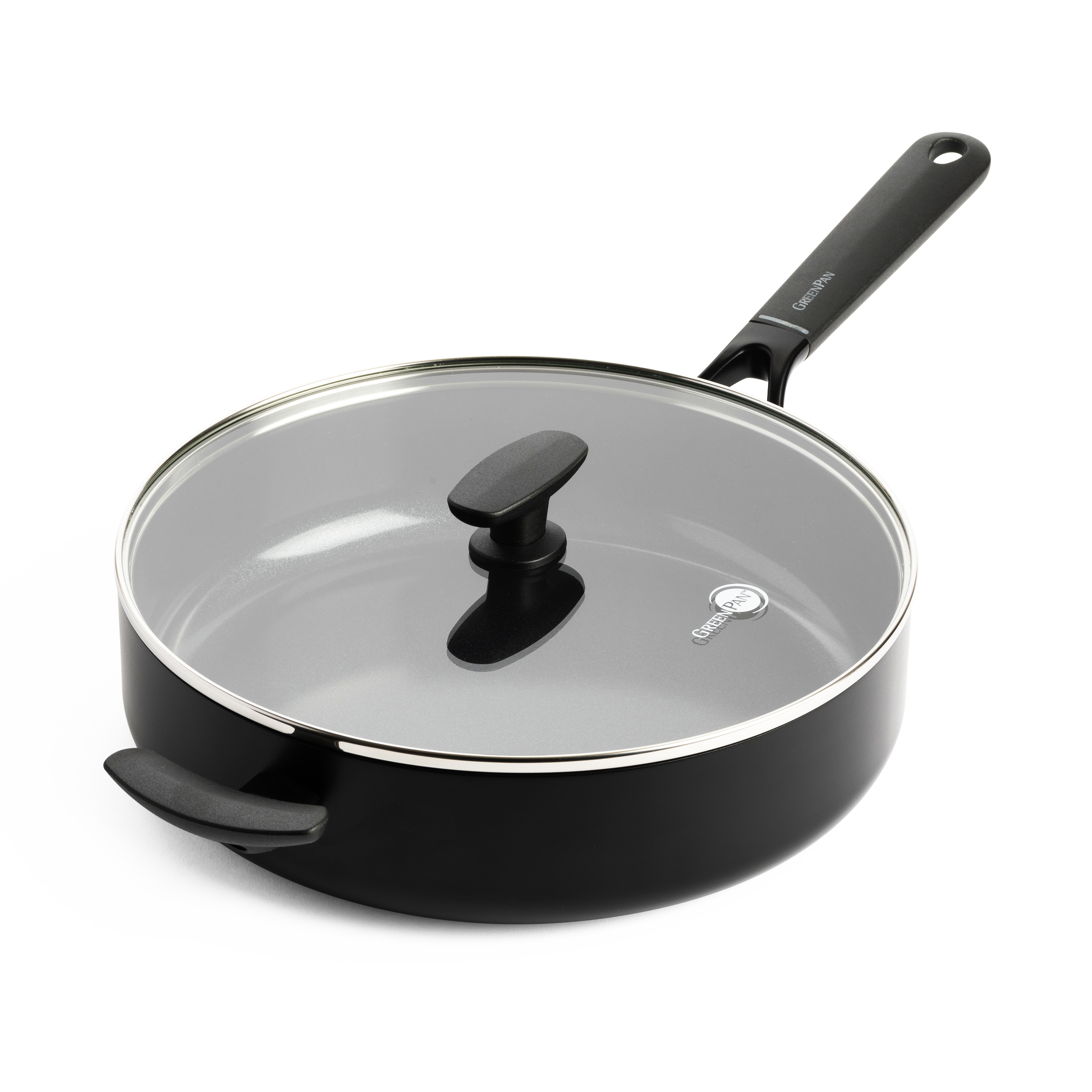 GreenPan Hapjespannen Smart Collection 28 cm Keramisch inductie pfas-vrij vooraanzicht