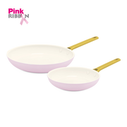 Padova Reserve Blush Pink 2-delige pannenset