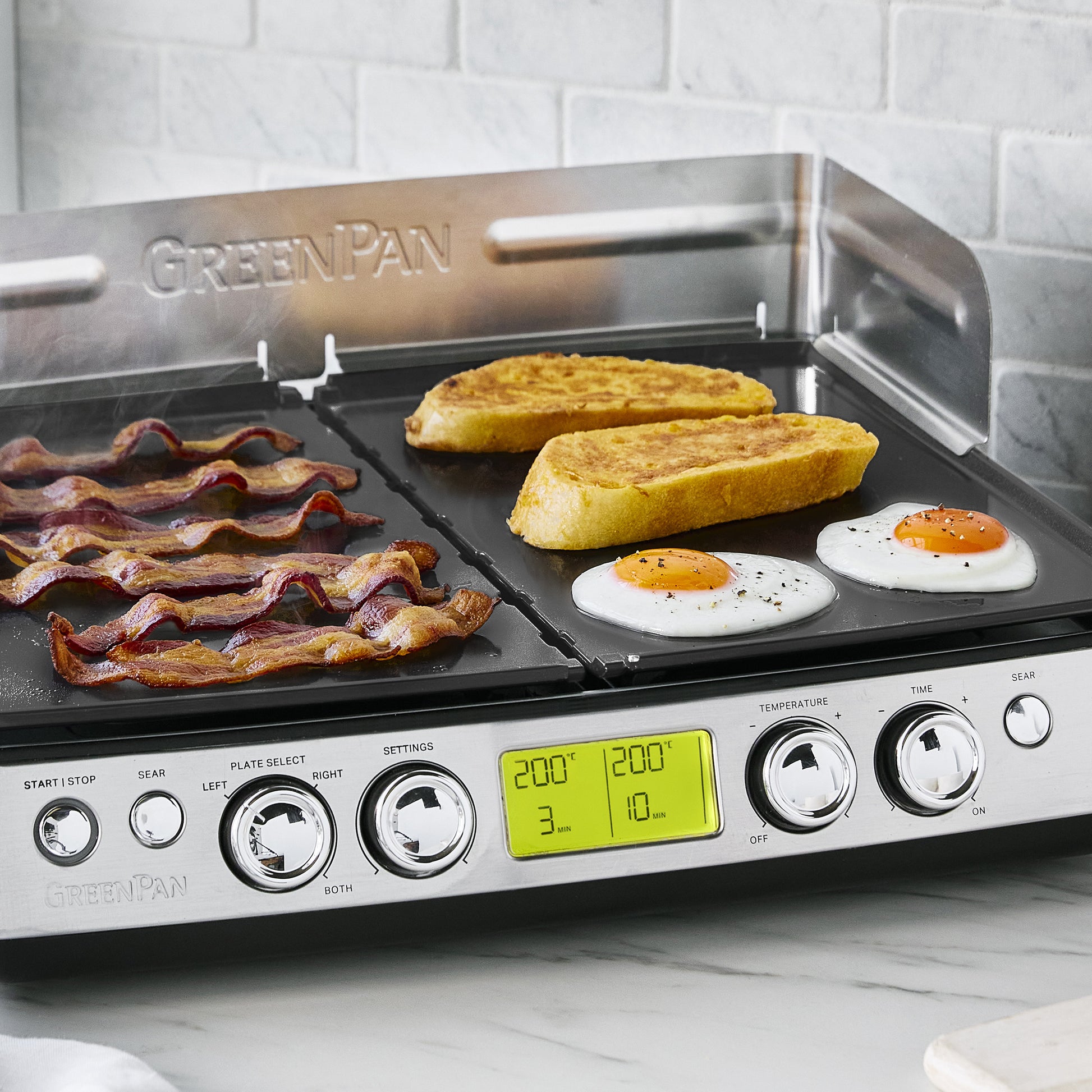  Greenpan Contactgrill Elite Keramisch pfas-vri zijaanzicht 