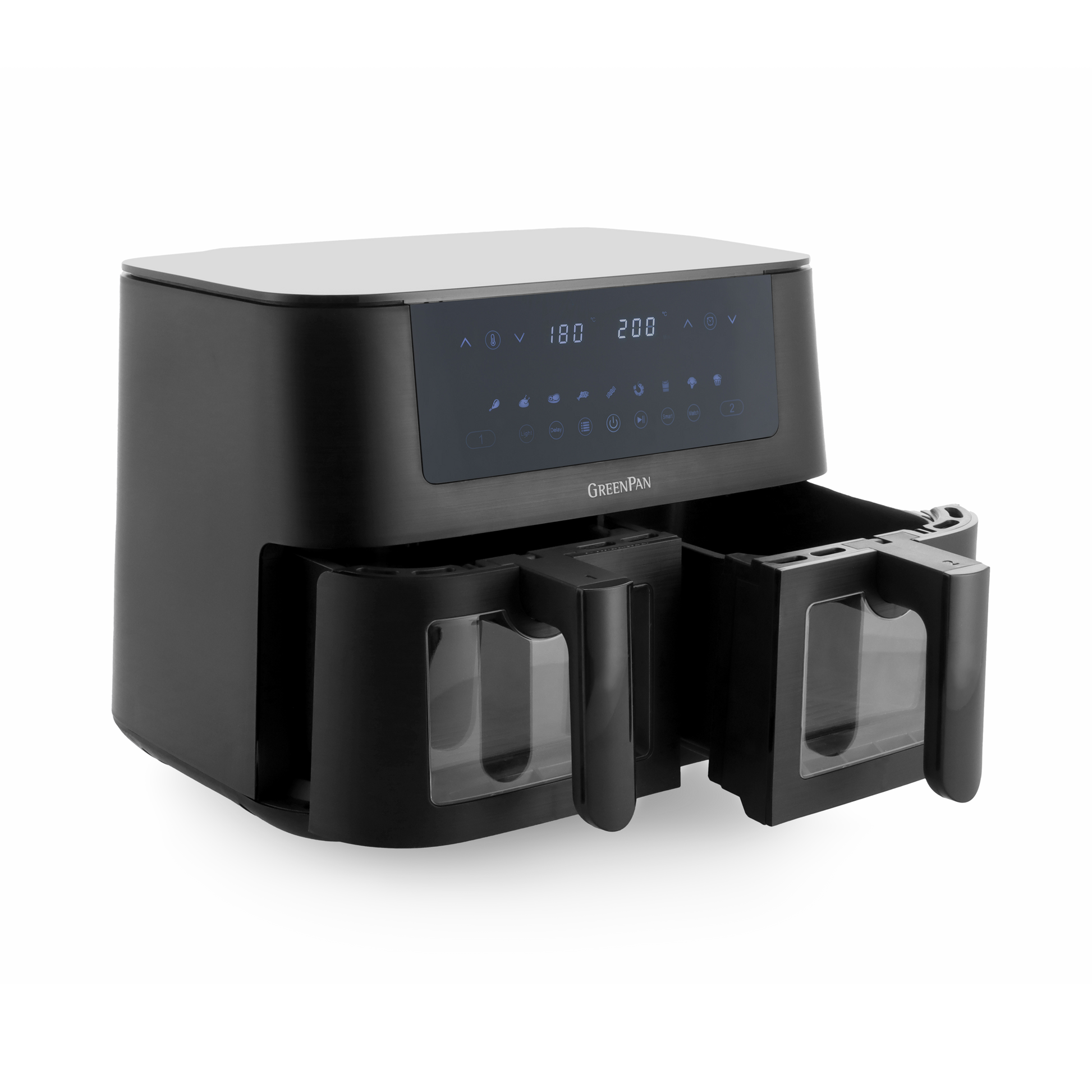 Greenpan Airfryer Dual Zone Elite Keramisch pfas-vri vooraanzicht