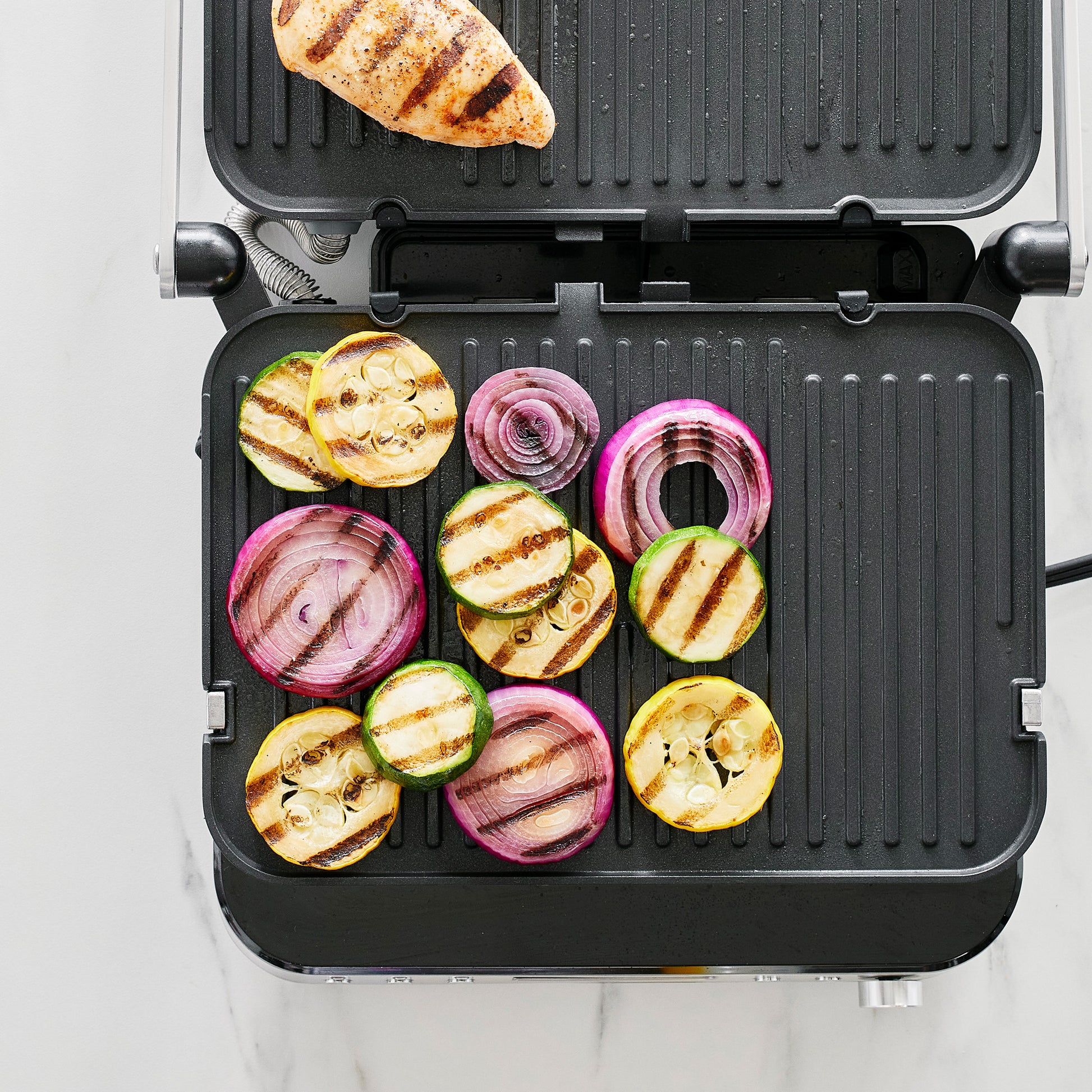  Greenpan Contactgrill Bistro Elite Keramisch pfas-vri zijaanzicht 