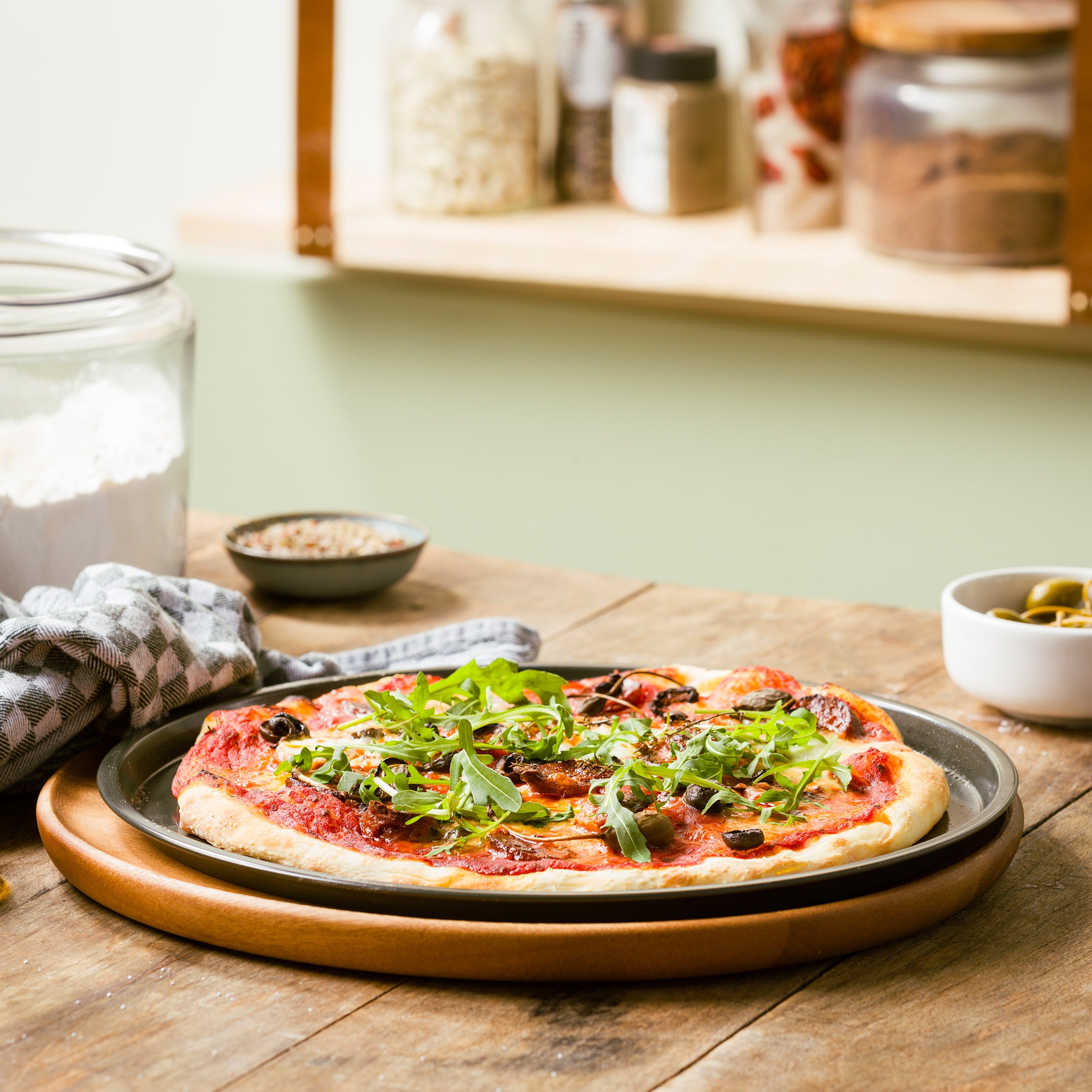 Assiette à pizza Daily Food 33 cm