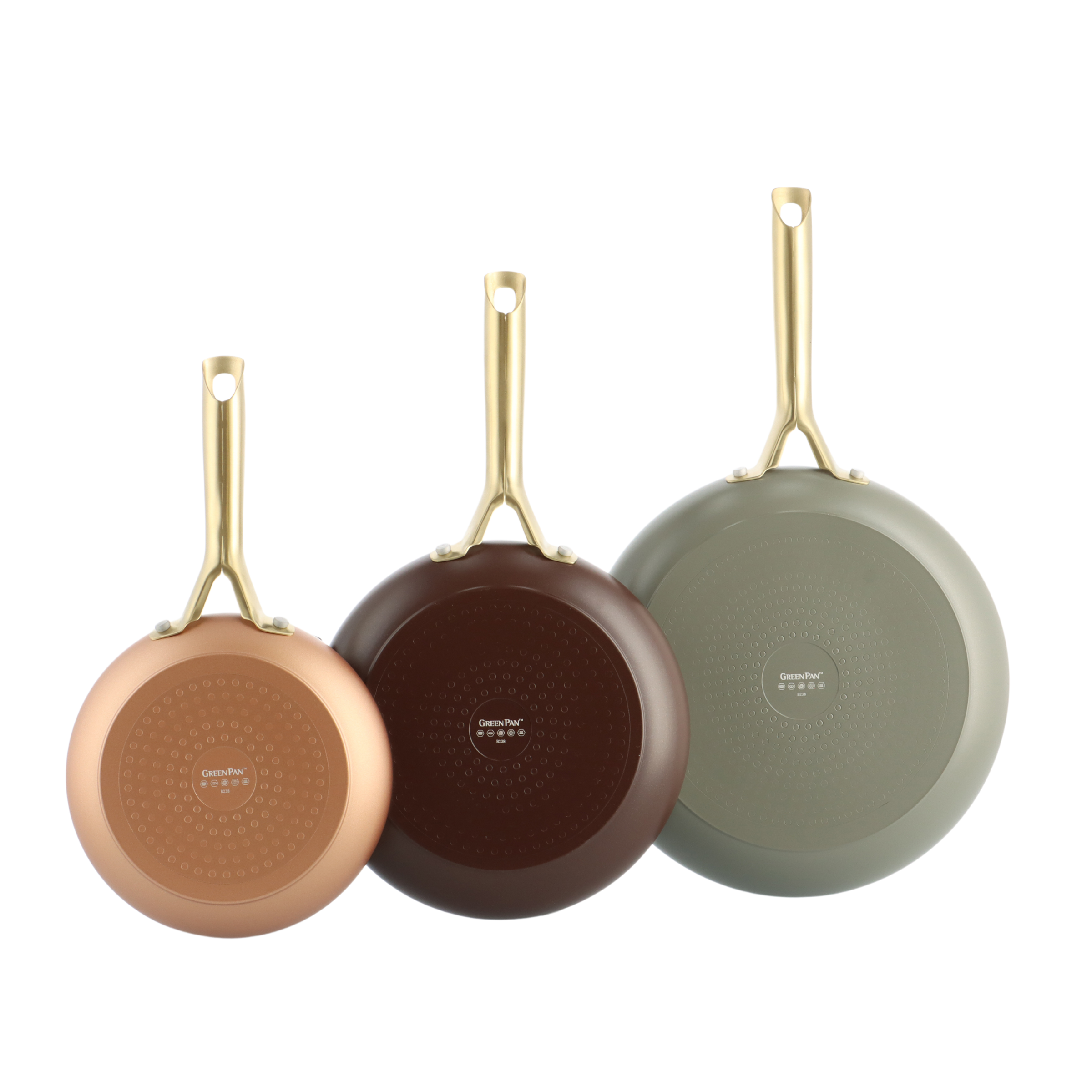 Ensemble de 3 poêles à frire Shades Terra