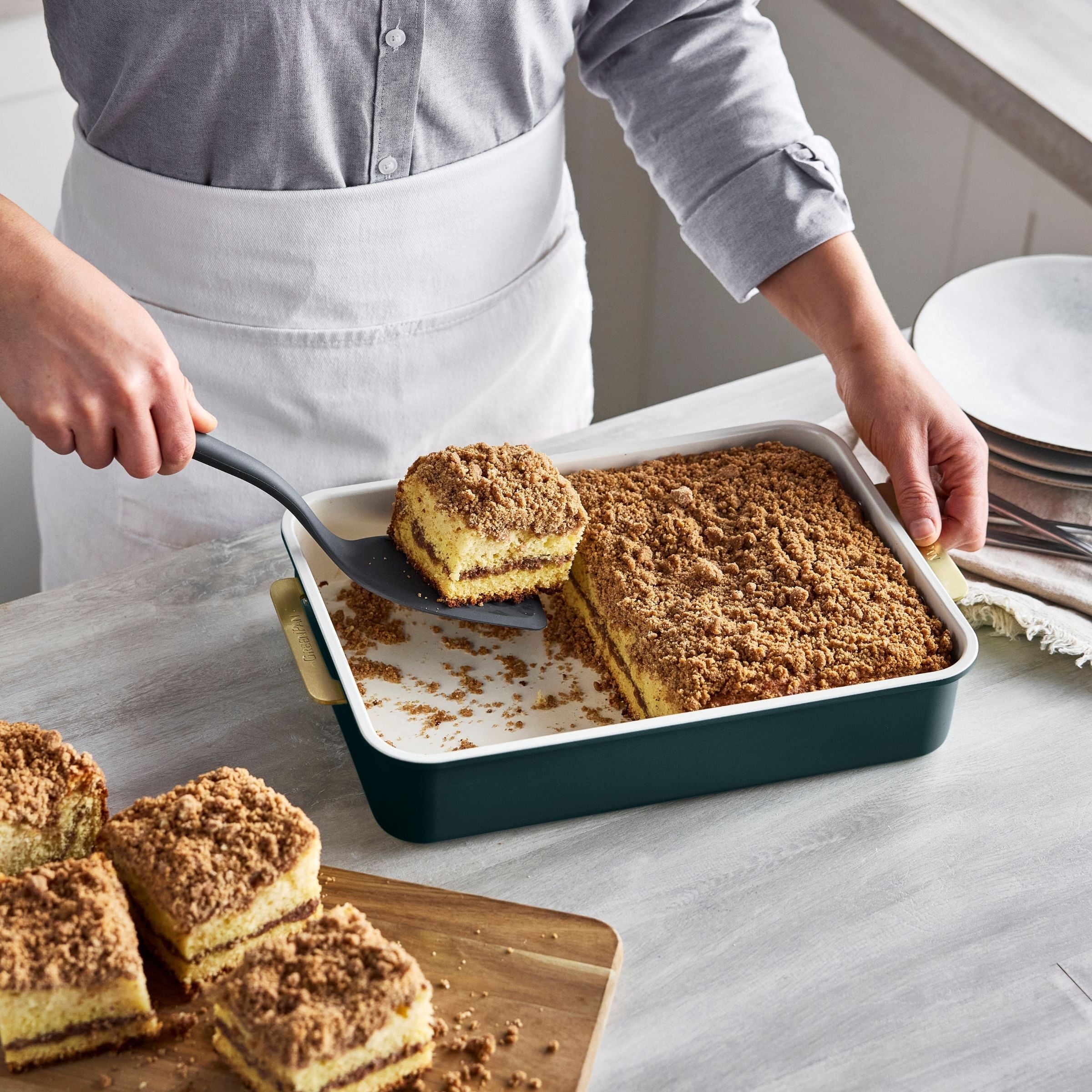 Padova Reserve Bakvormen Pine Green 6-delige set