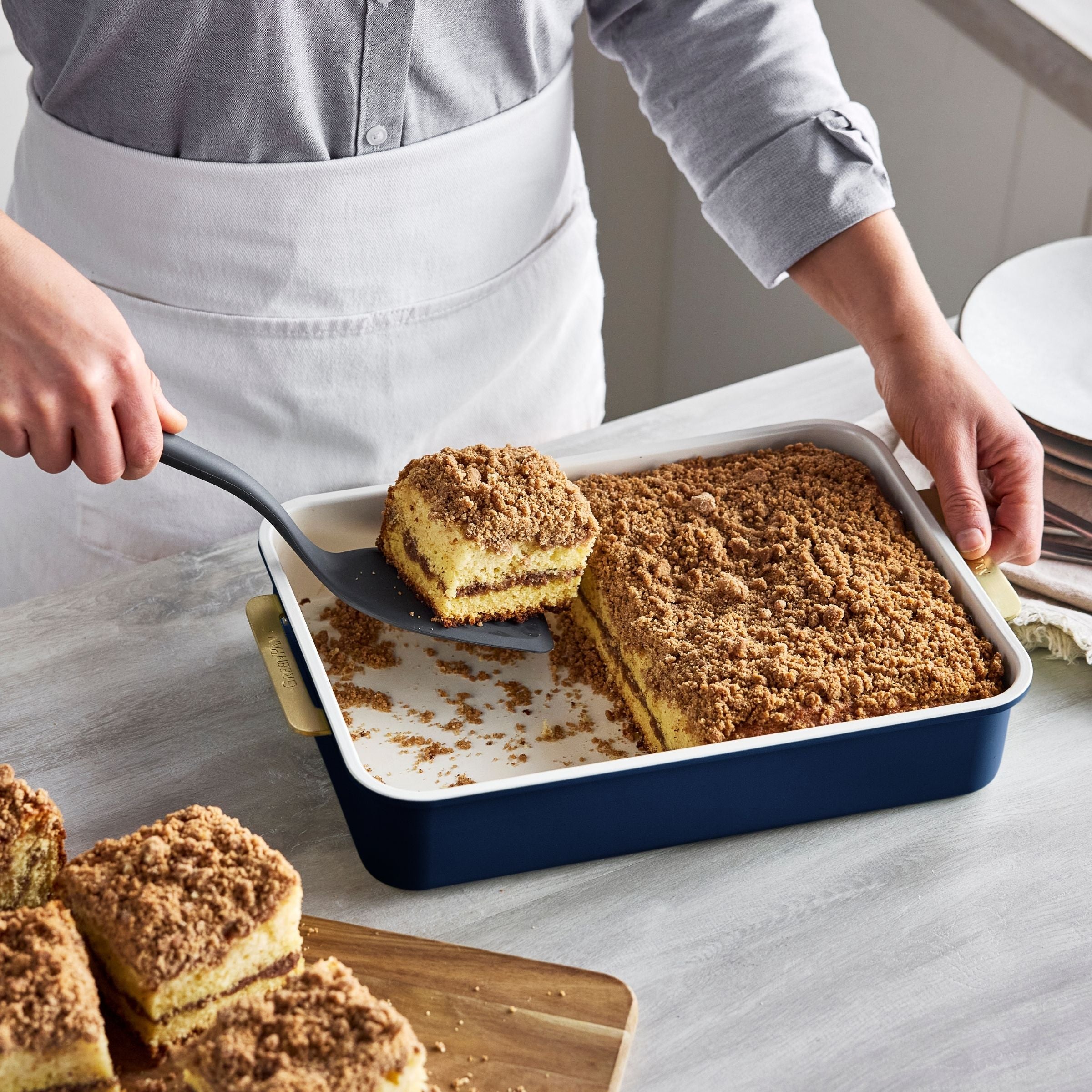 Padova Reserve Bakvormen Oxford Blue 6-delige set