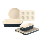 Padova Reserve Bakvormen Oxford Blue 6-delige set