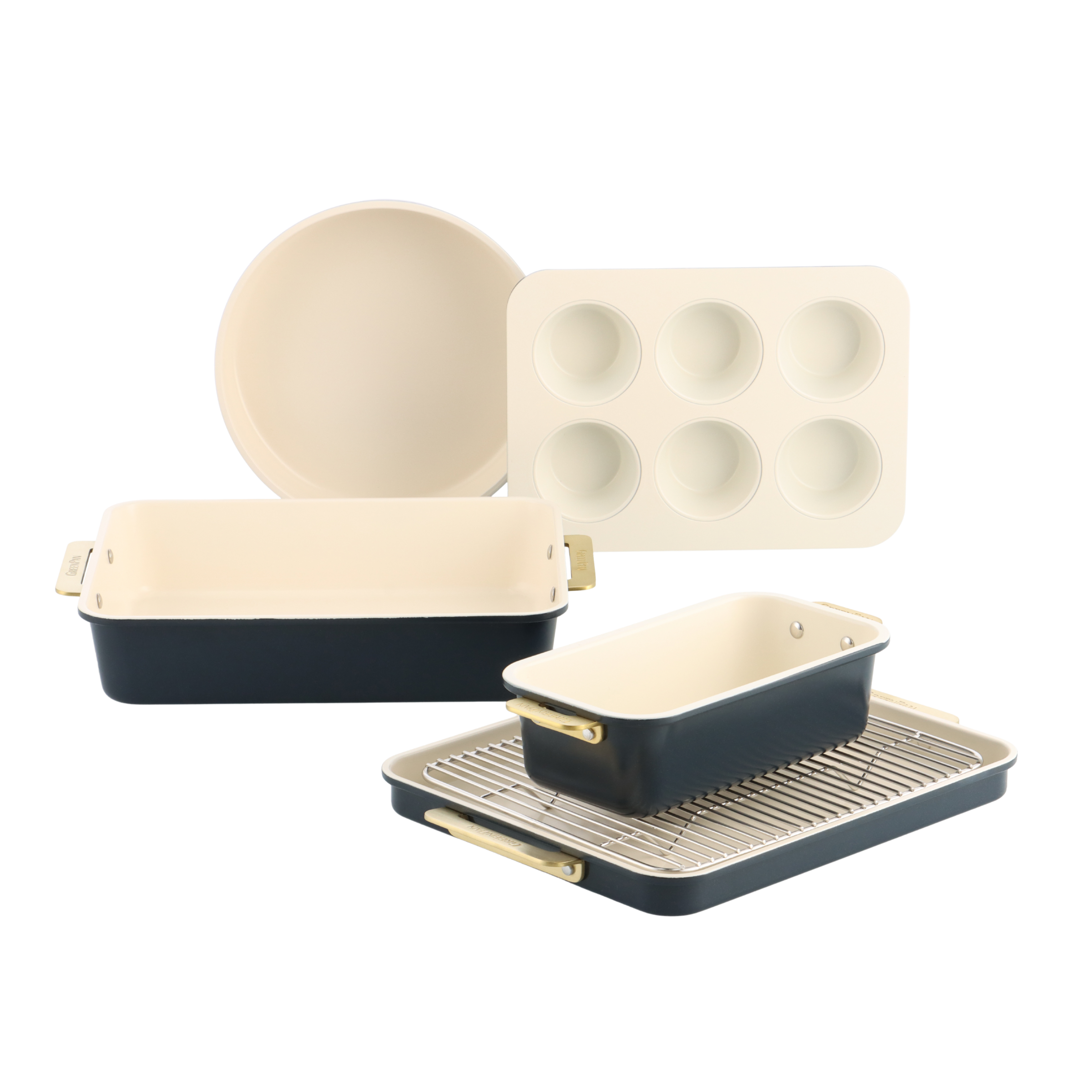 Padova Reserve Bakvormen Oxford Blue 6-delige set