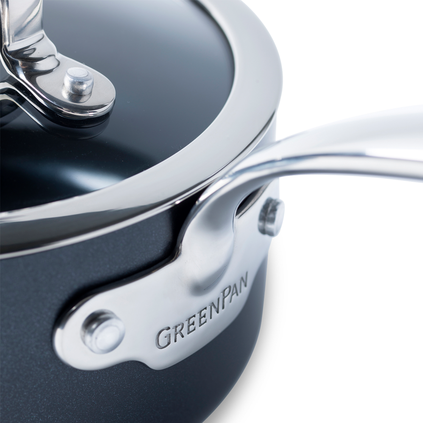 Greenpan Valencia Pro Kookpotten Keramisch inductie pfas-vri zijaanzicht