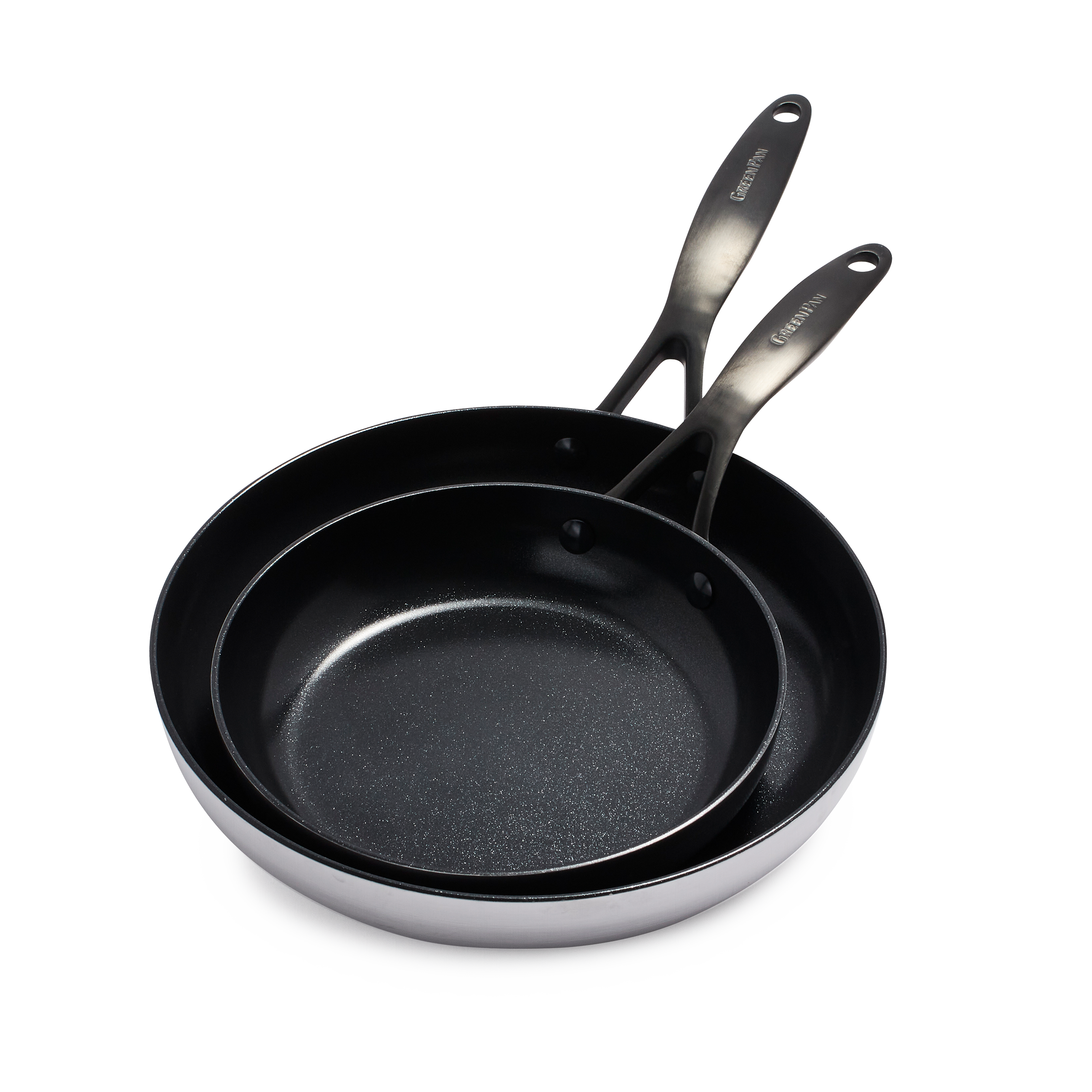 Venice Pro Noir 2-delige set 20+26cm zilver