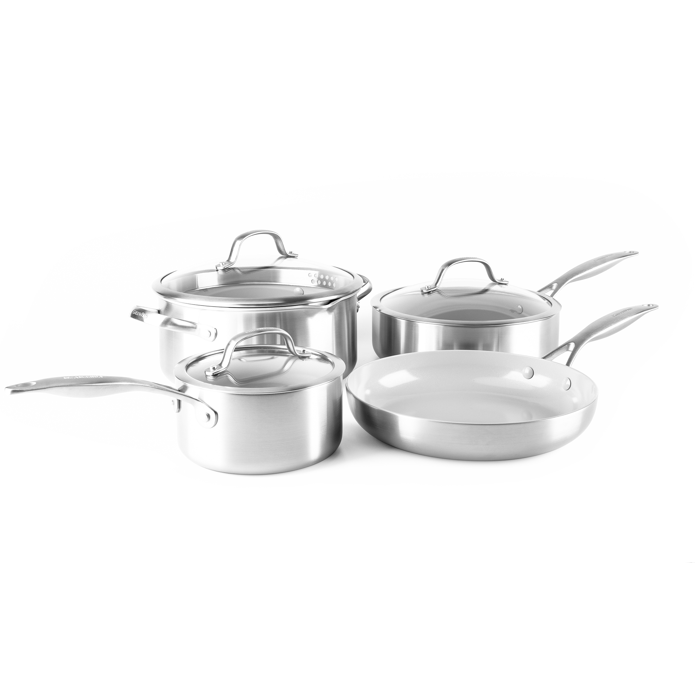 Venice Pro Evershine 7-delige set 16+24+26cm zilver