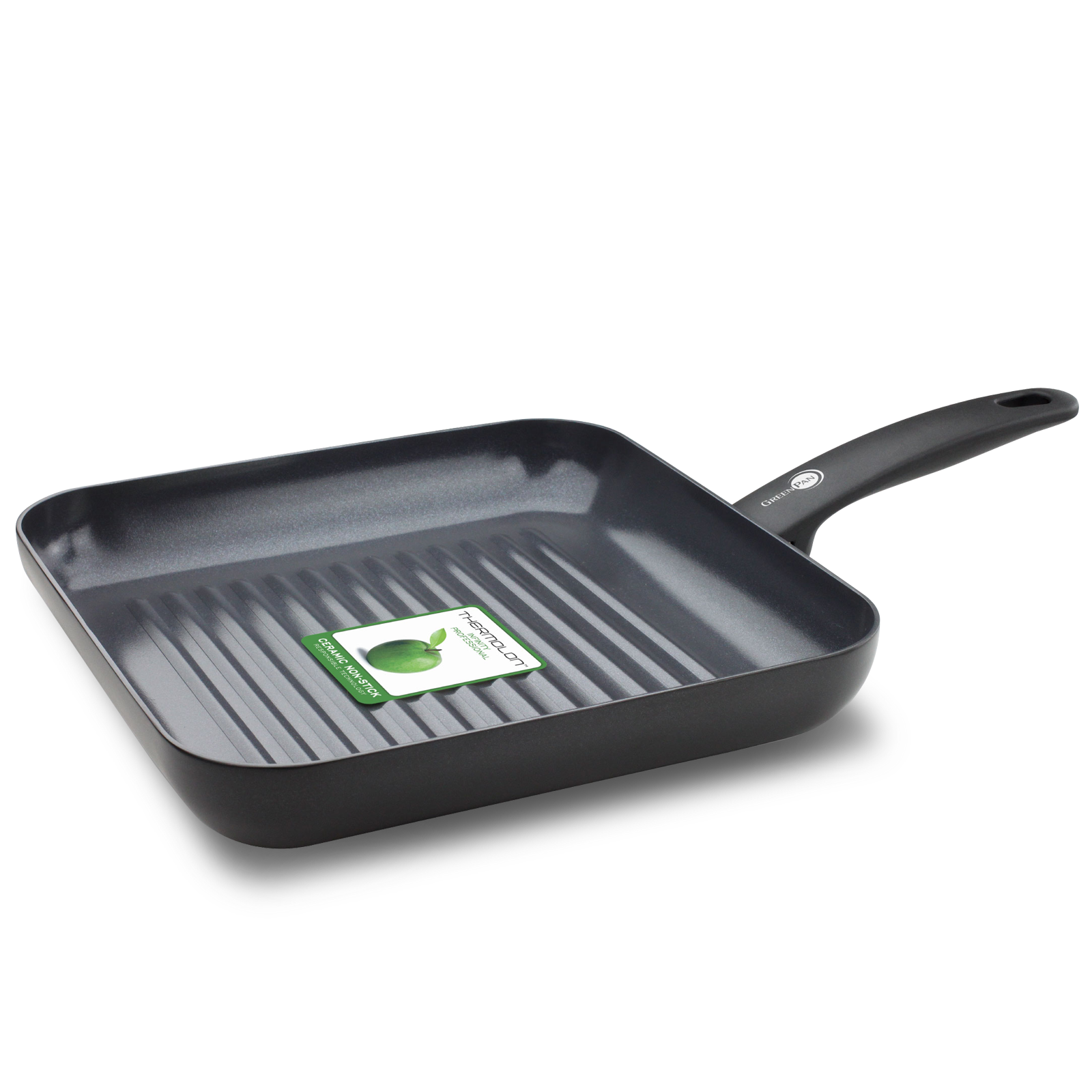 Cambridge Black vierkante Grillpan 28cm zwart