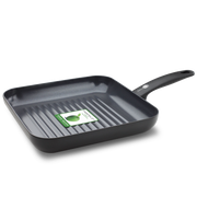 Cambridge Black vierkante Grillpan 28cm zwart