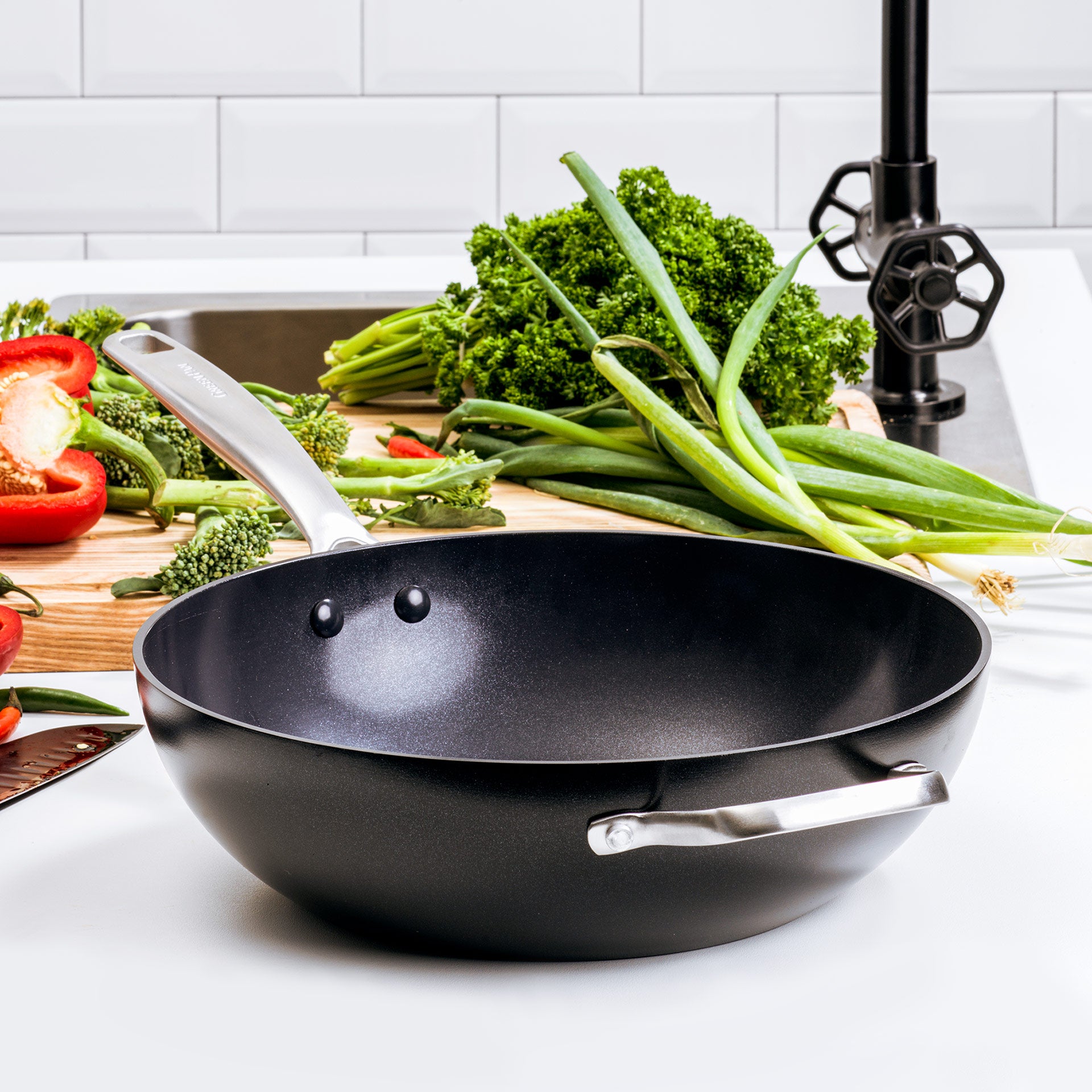 Copenhagen Wok 30cm zwart