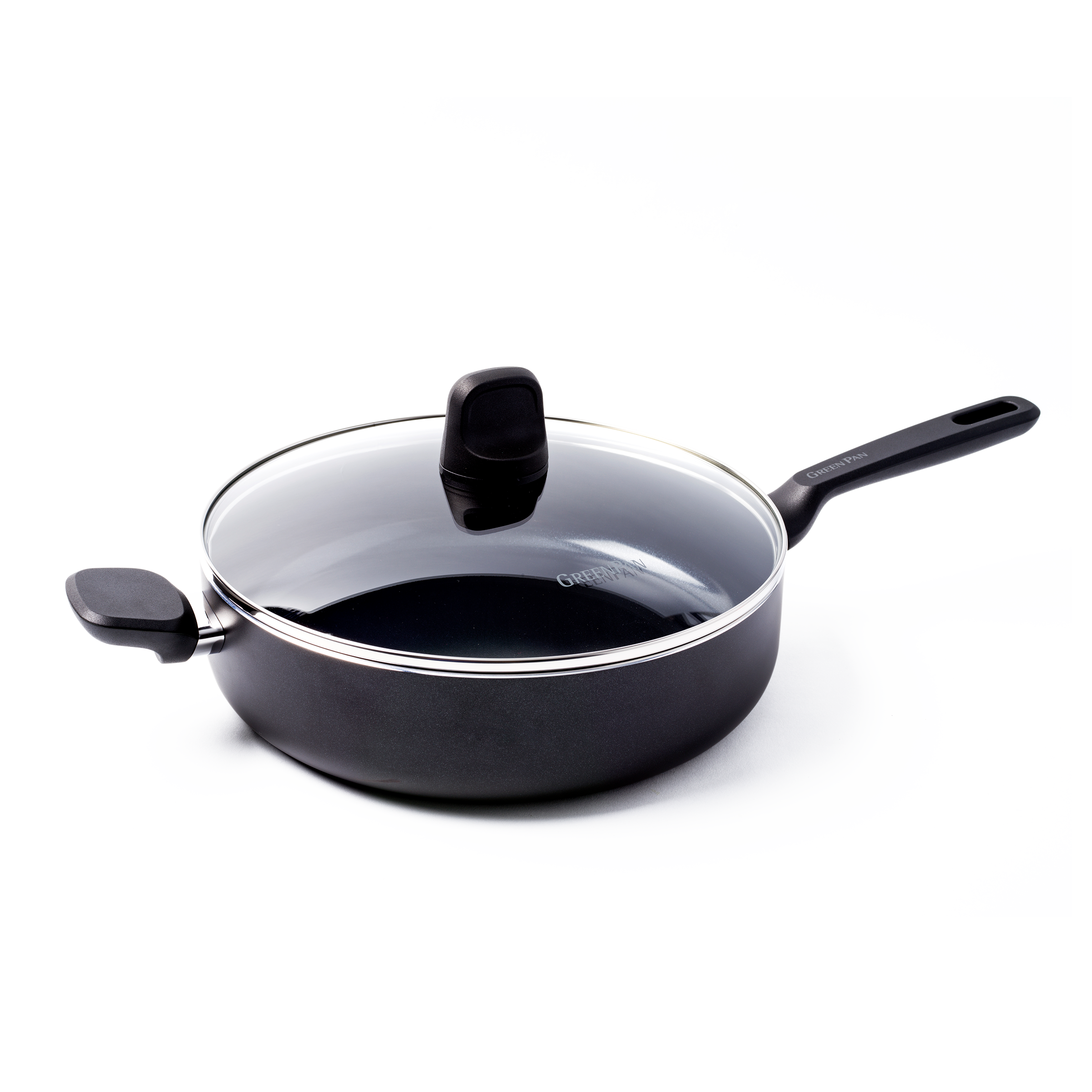 Memphis Stoofpan met deksel 28cm zwart