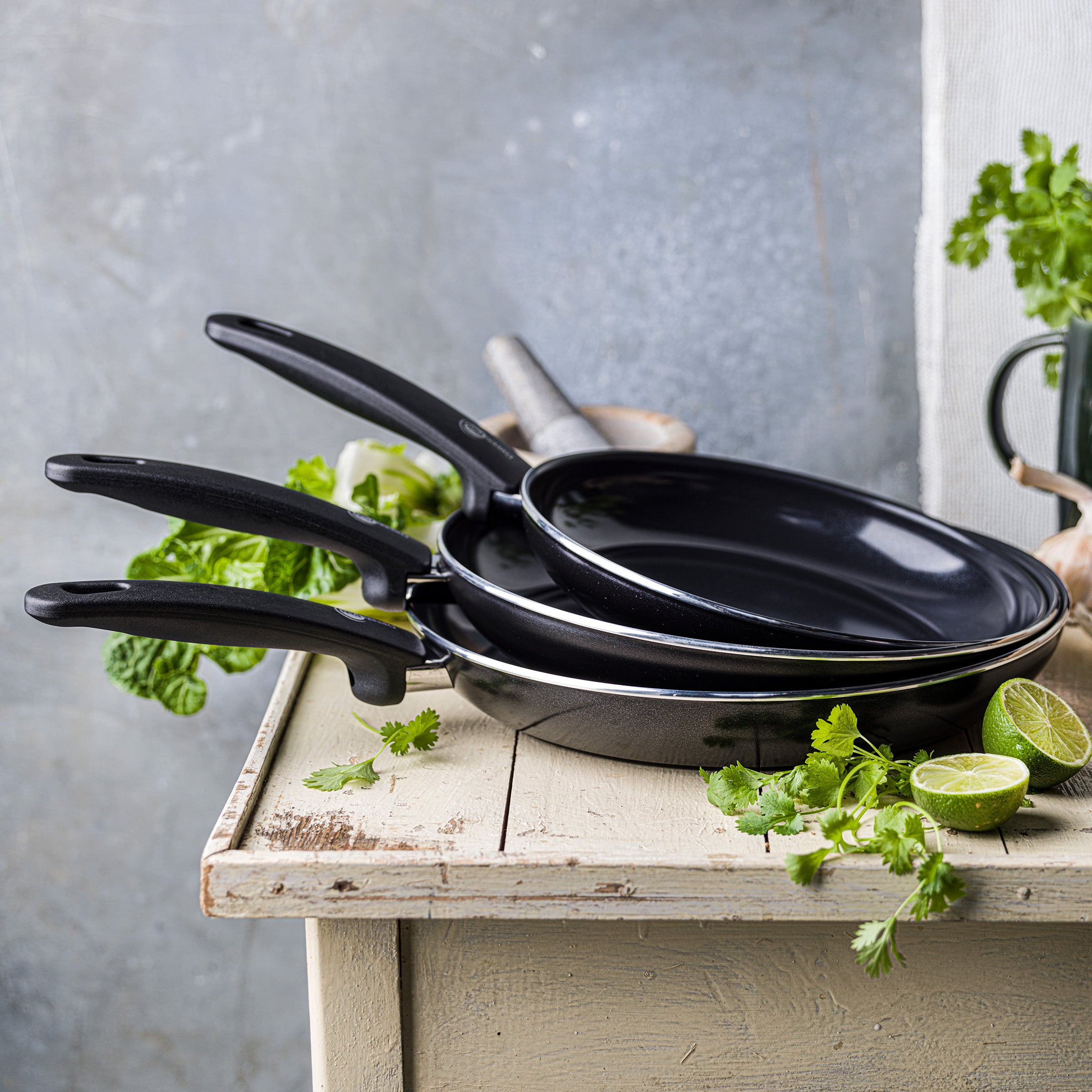Cambridge Black 2-delige Braadpannenset collectie