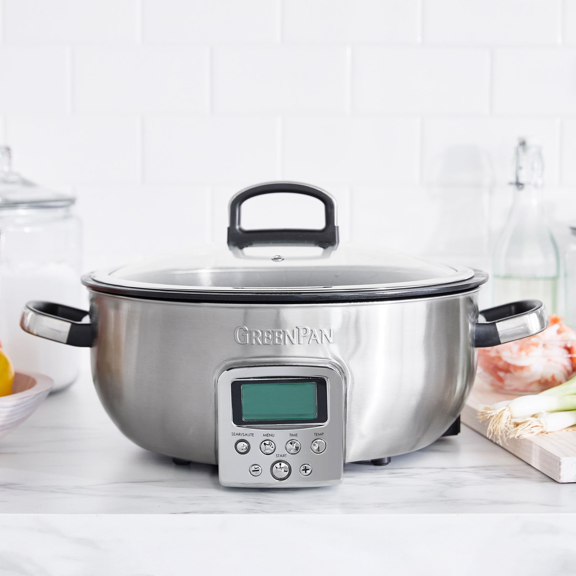 Omnicooker Stainless Steel 5.6L vooraanzicht