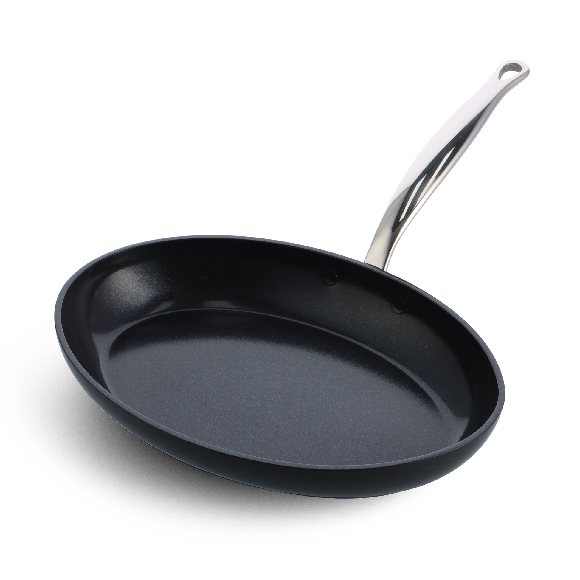 Barcelona Pro ovalen Vispan 33cm zwart