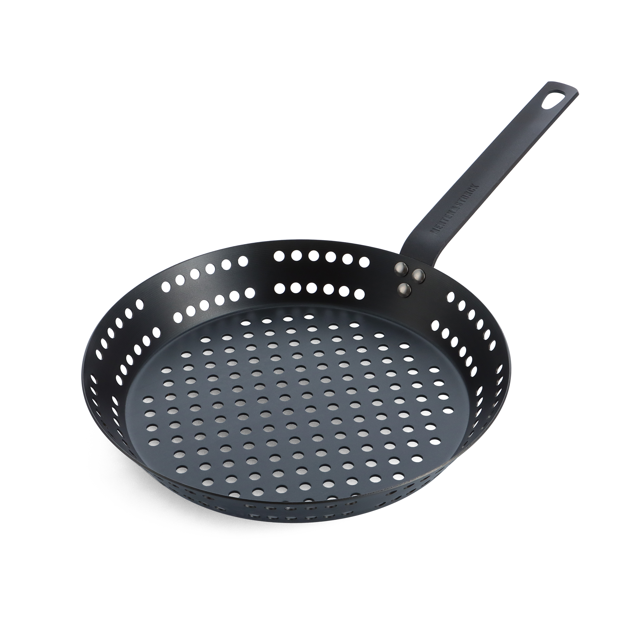 Merten & Storck Carbon Steel BBQ Braadpan 30cm zwart