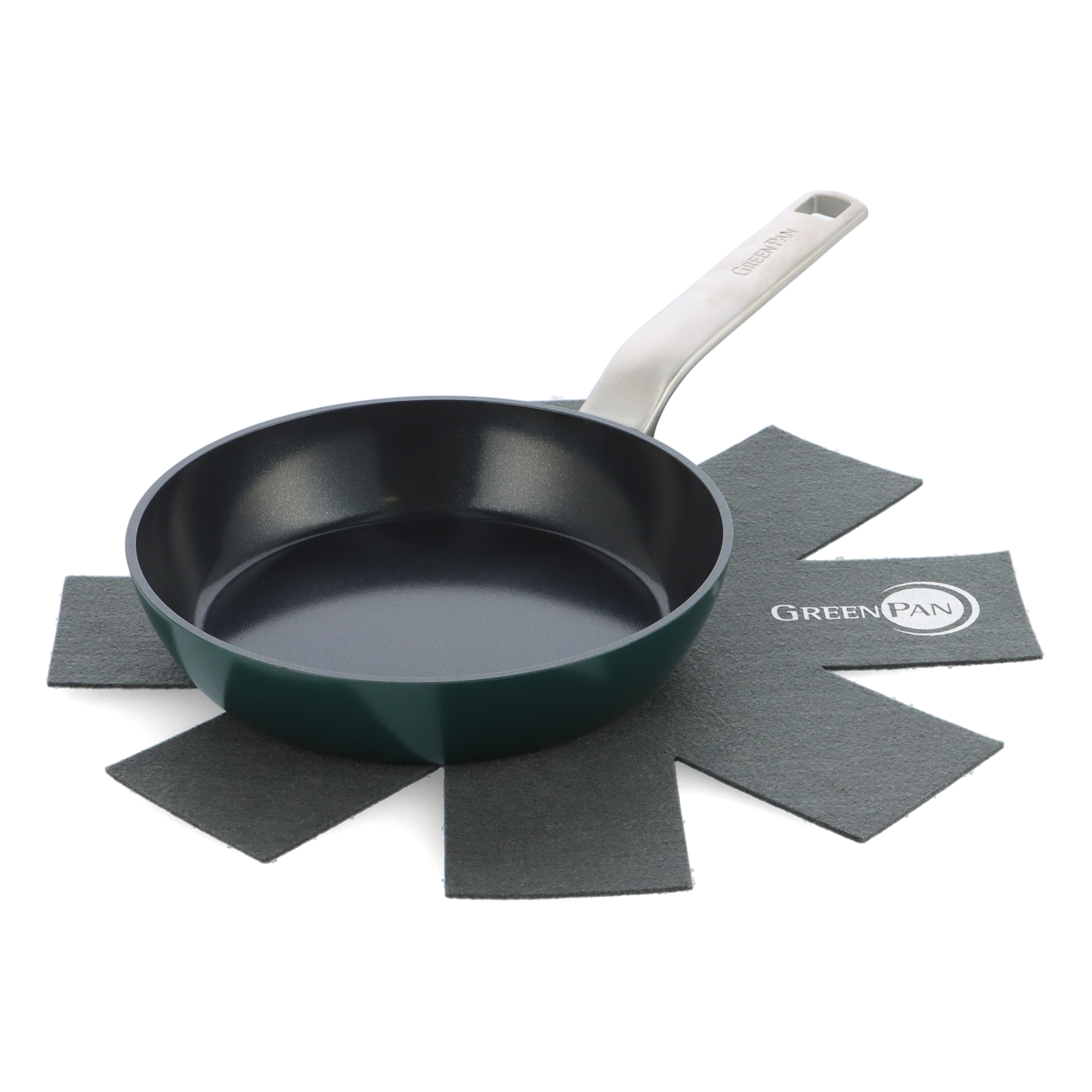 Evolution Pine Green Braadpan 20cm groen