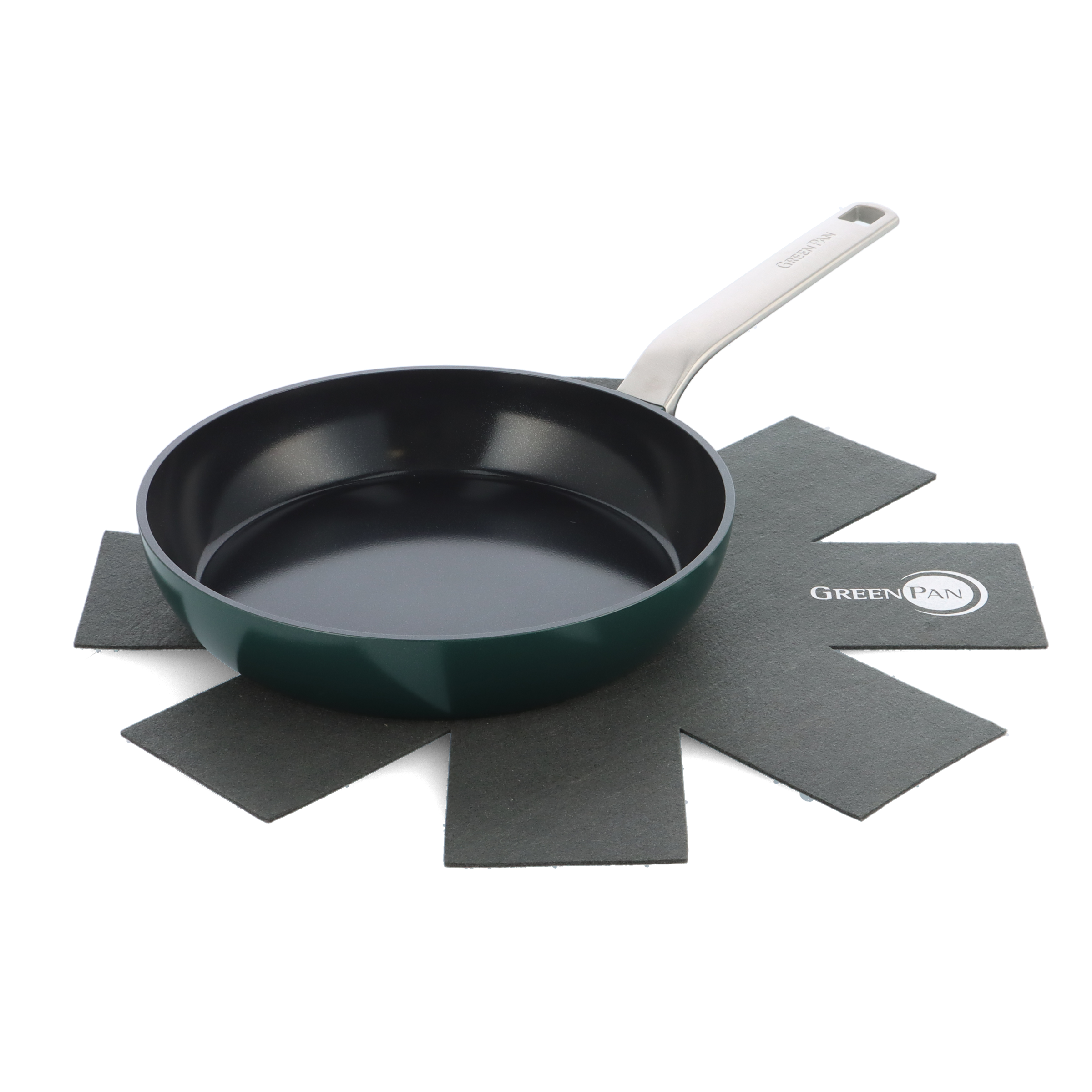 Evolution Pine Green Braadpan 24cm groen