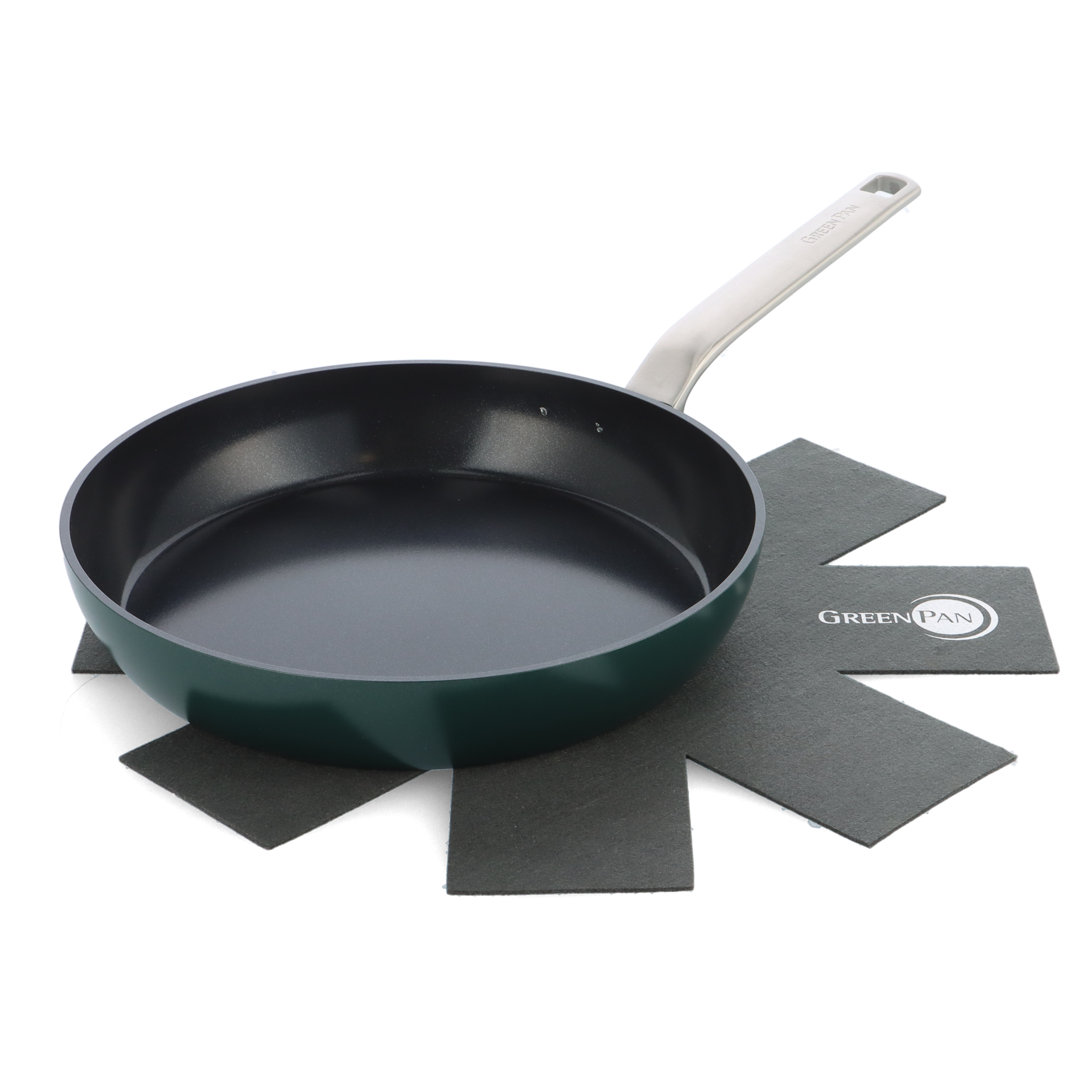 Evolution Pine Green Braadpan 28cm groen