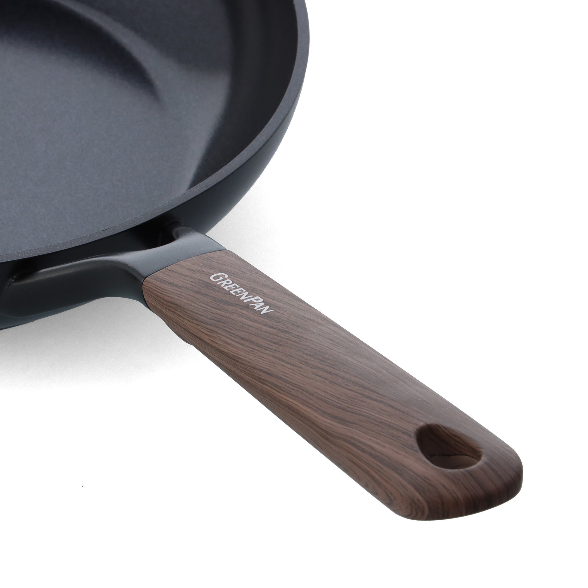 Eco-Smartshape Braadpan Dark Wood 20cm zwart handvat