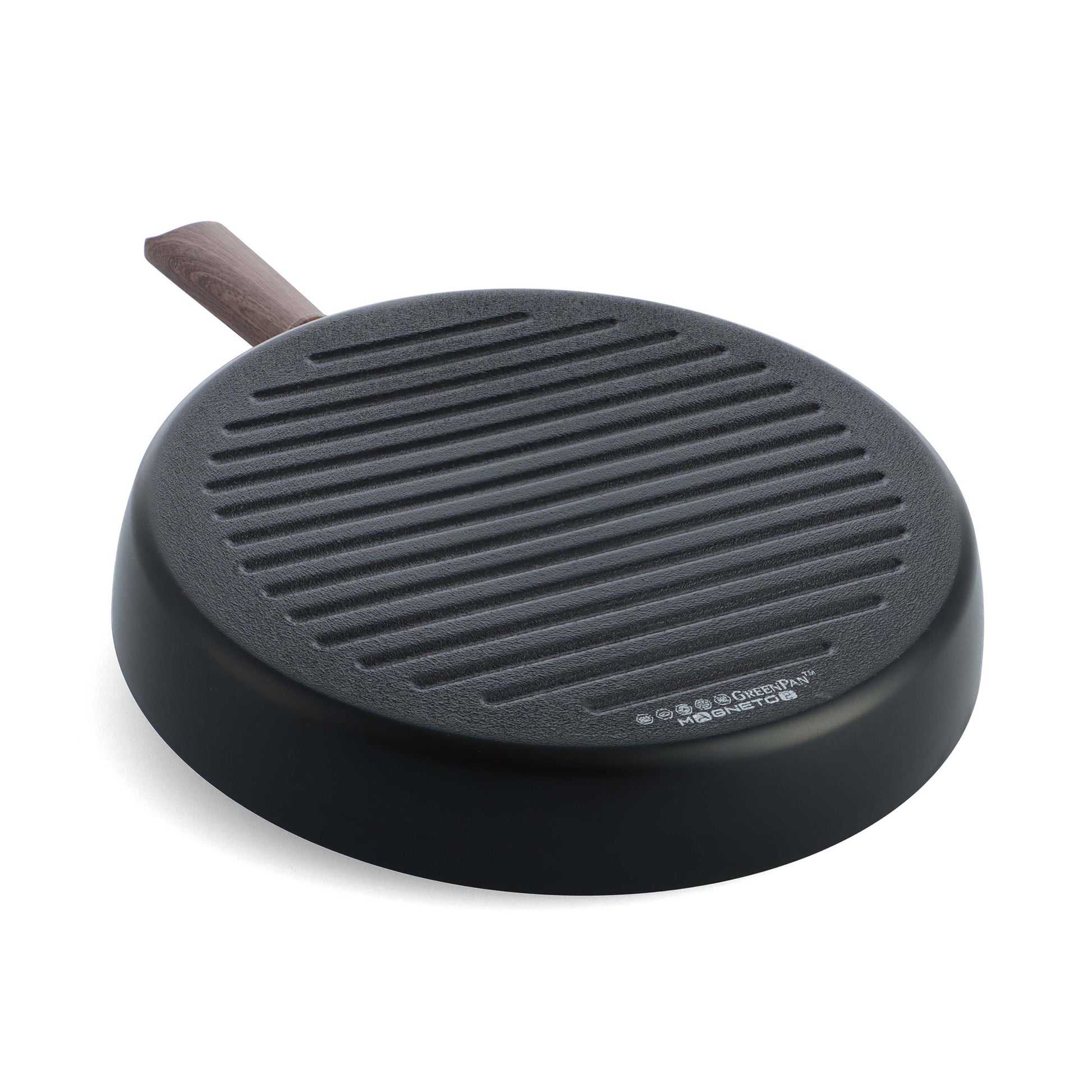 Eco-Smartshape Grillpan Dark Wood 28cm zwart onderaanzicht