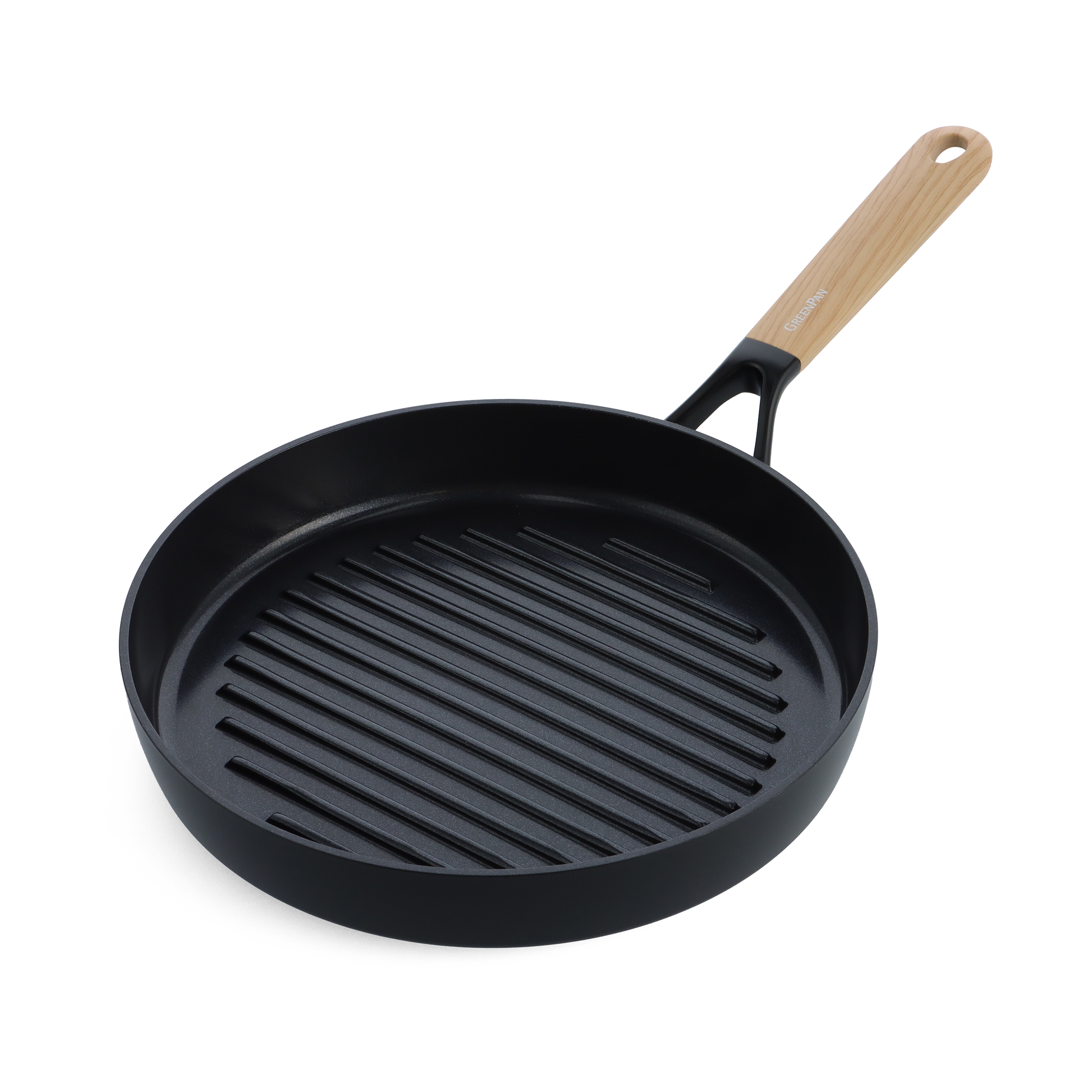 Eco-Smartshape  Grillpan Light Wood 28cm zwart
