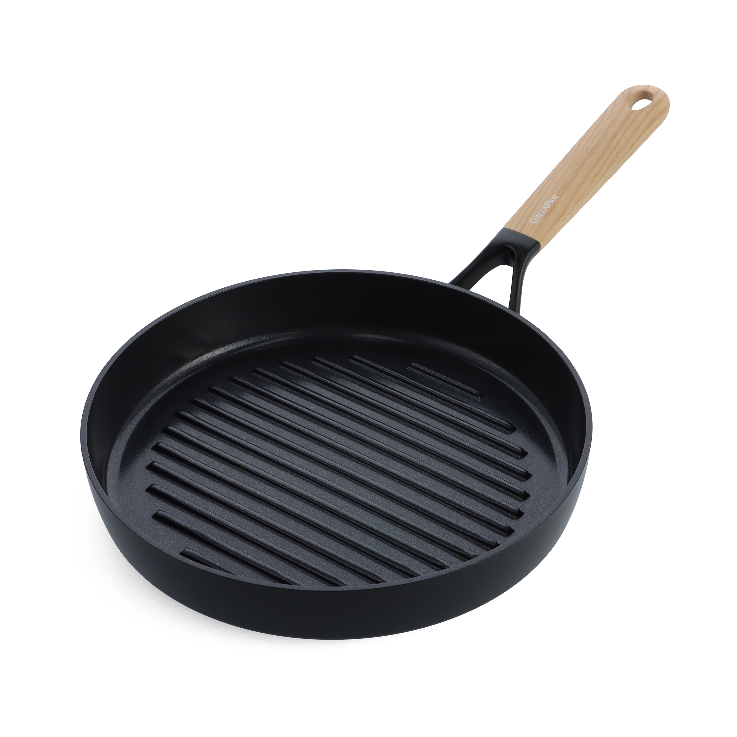 Eco-Smartshape  Grillpan Light Wood 28cm zwart