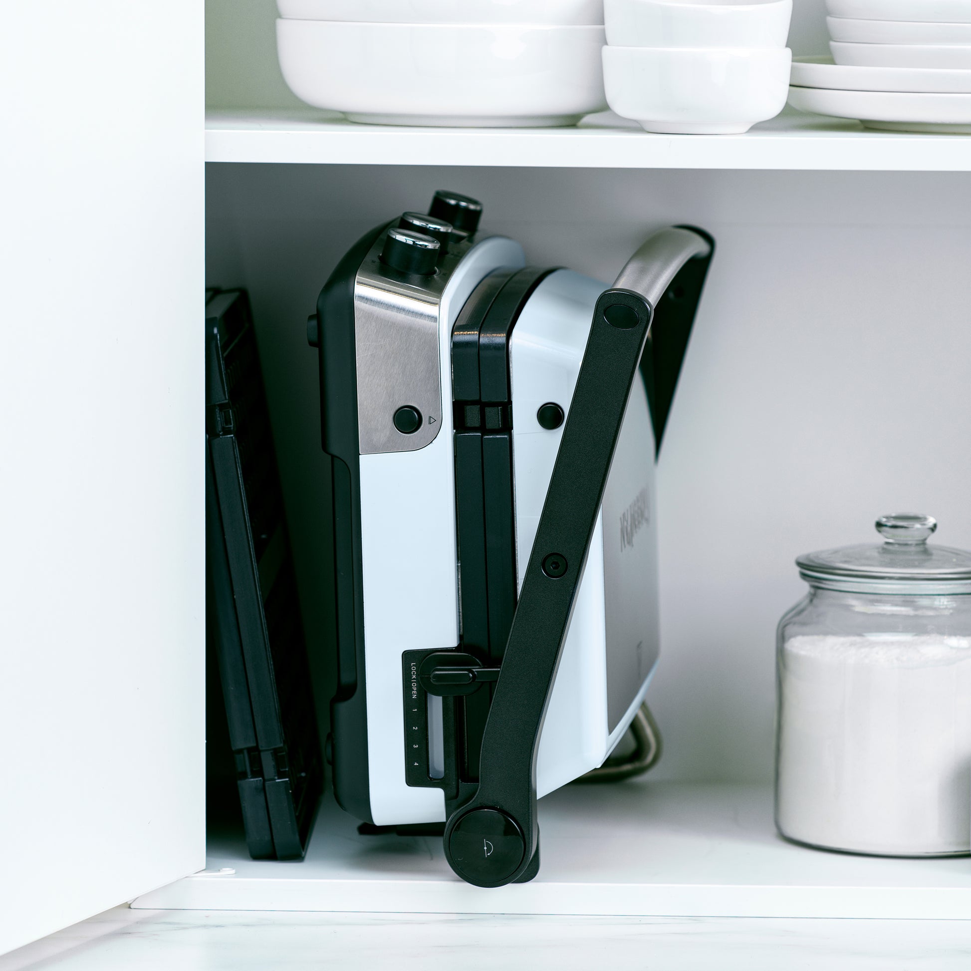 Contactgrill Blue Haze in kast