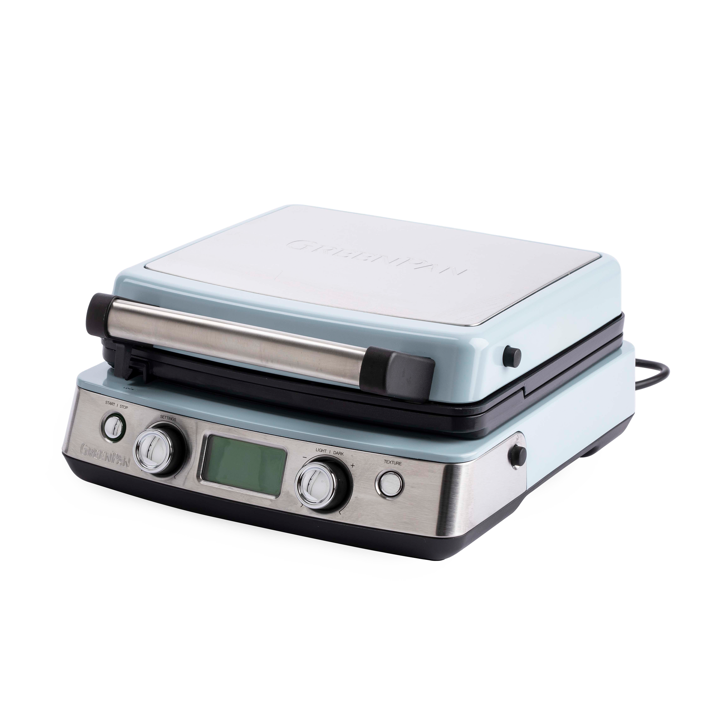 Wafelijzer Blue Haze (incl. 2 sets wafelplaten)