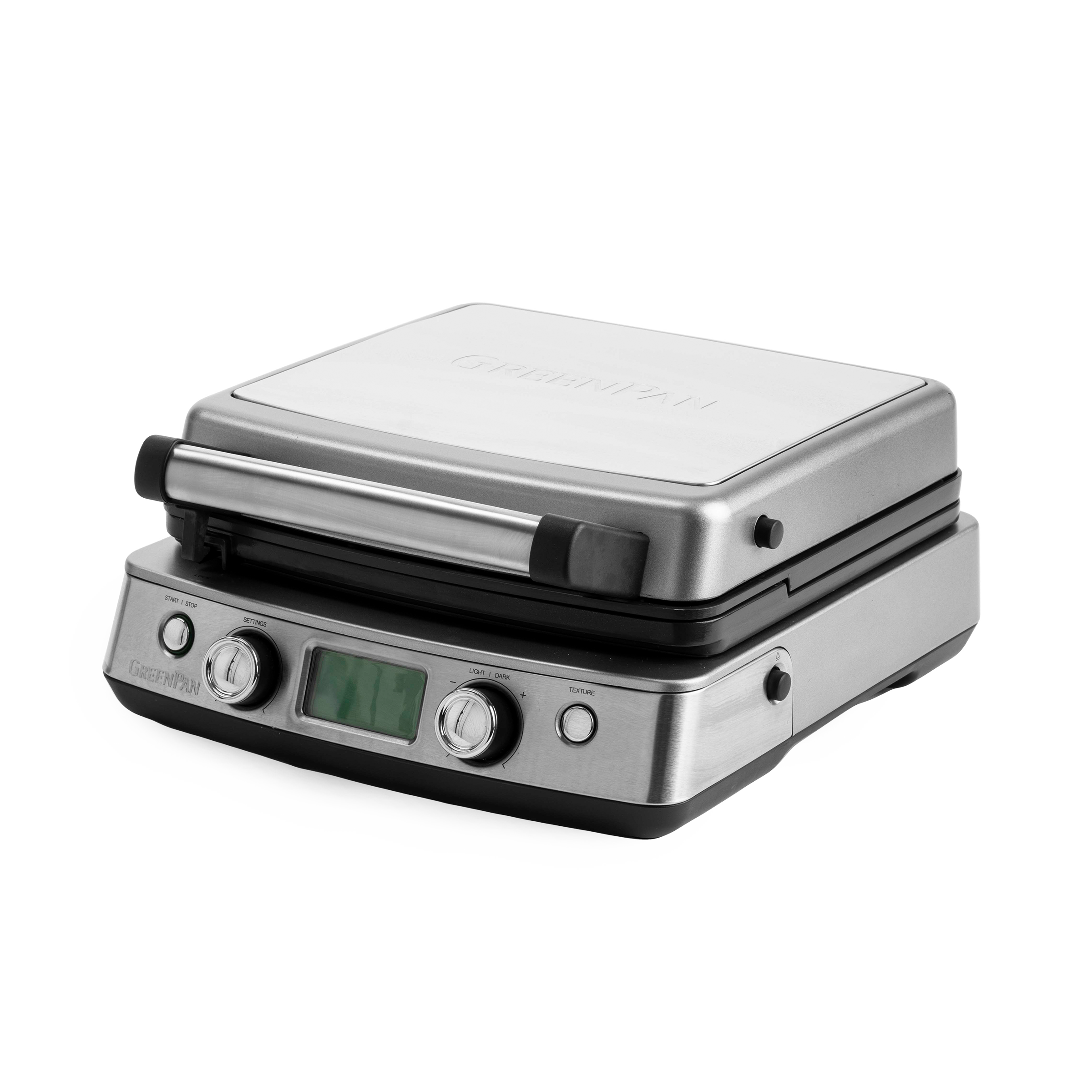 Wafelijzer Stainless Steel (incl. 2 sets wafelplaten)