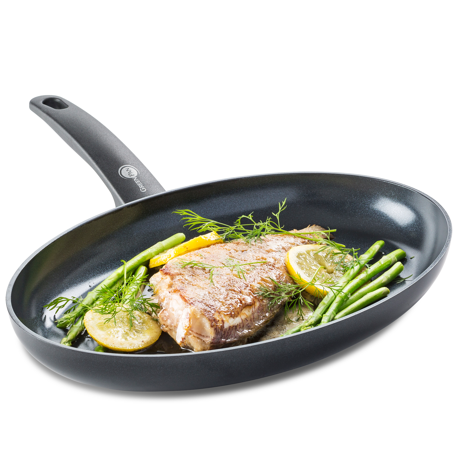 Cambridge Black Vispan 32cm zwart gerecht