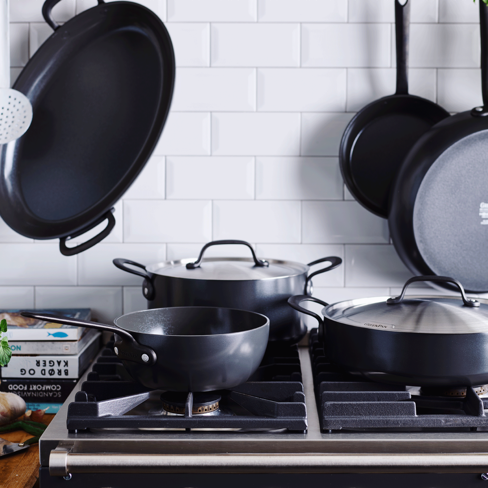 Craft Braadpan 20cm zwart op vuur