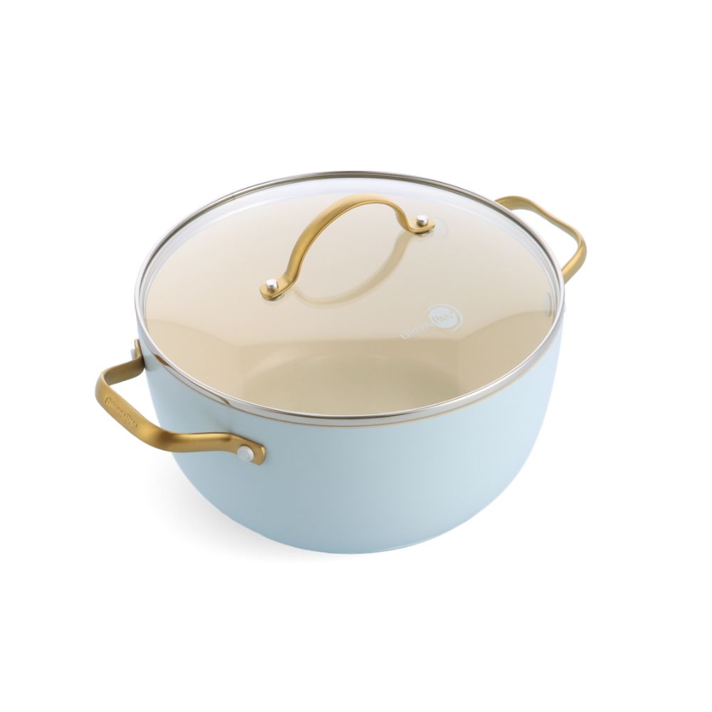 Padova Light Blue 10-delige pannenset lichtblauw kookpot met deksel