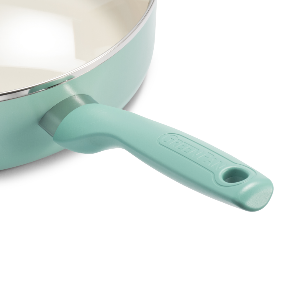 Rio Turkoois Stoofpan met deksel 30cm handvat