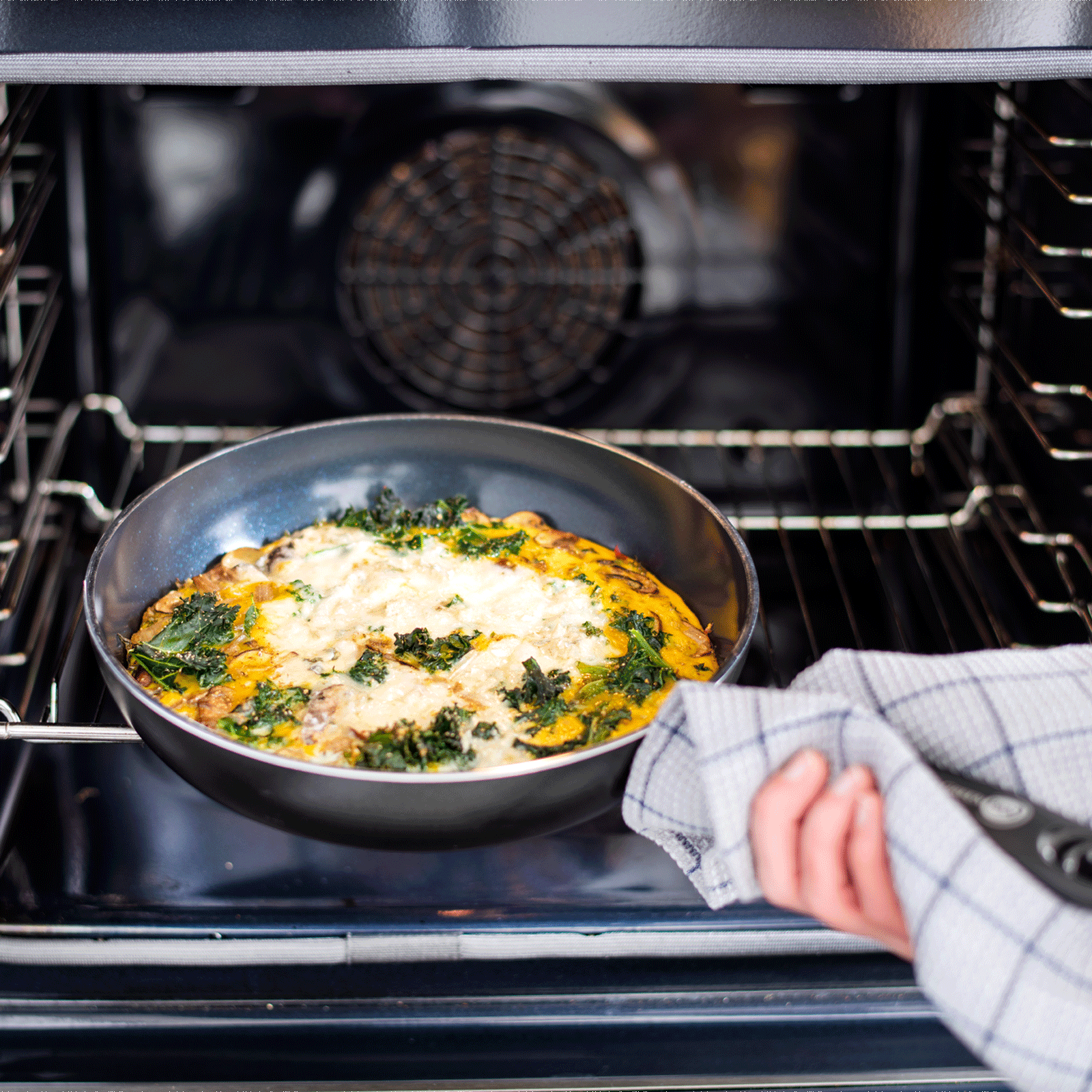 Torino Braadpan 20cm zwart in oven