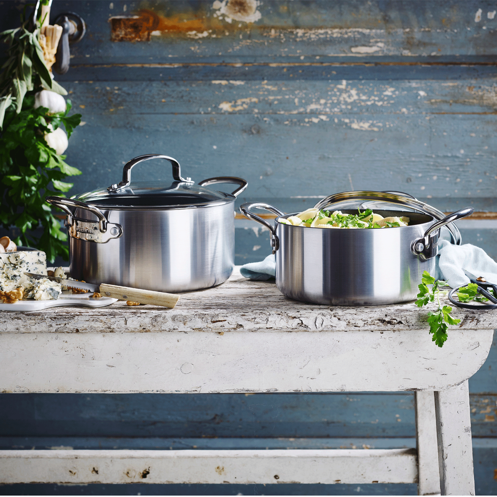 Barcelona Evershine Kookpot 24cm zilver koken