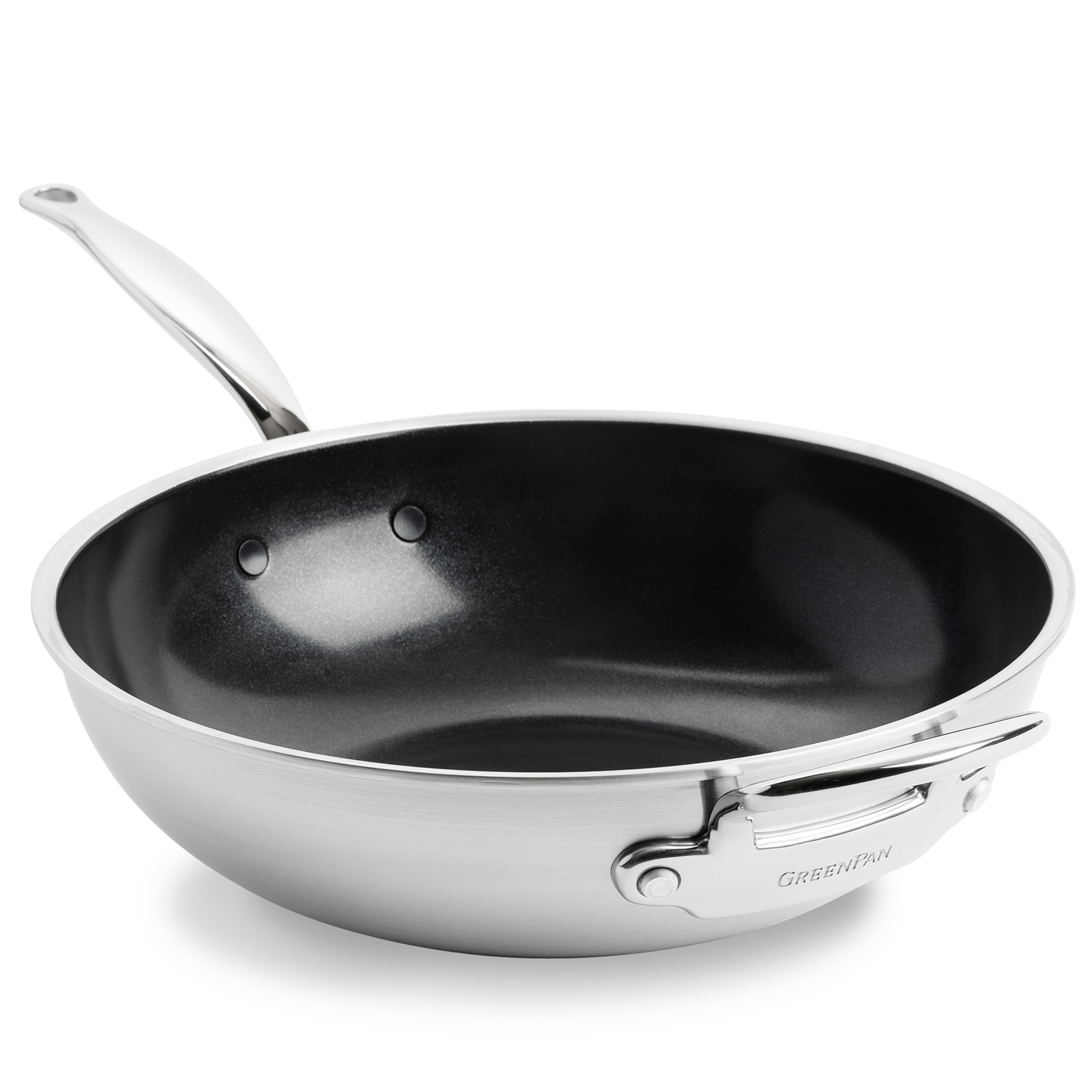 Premiere Wok 30cm zilver